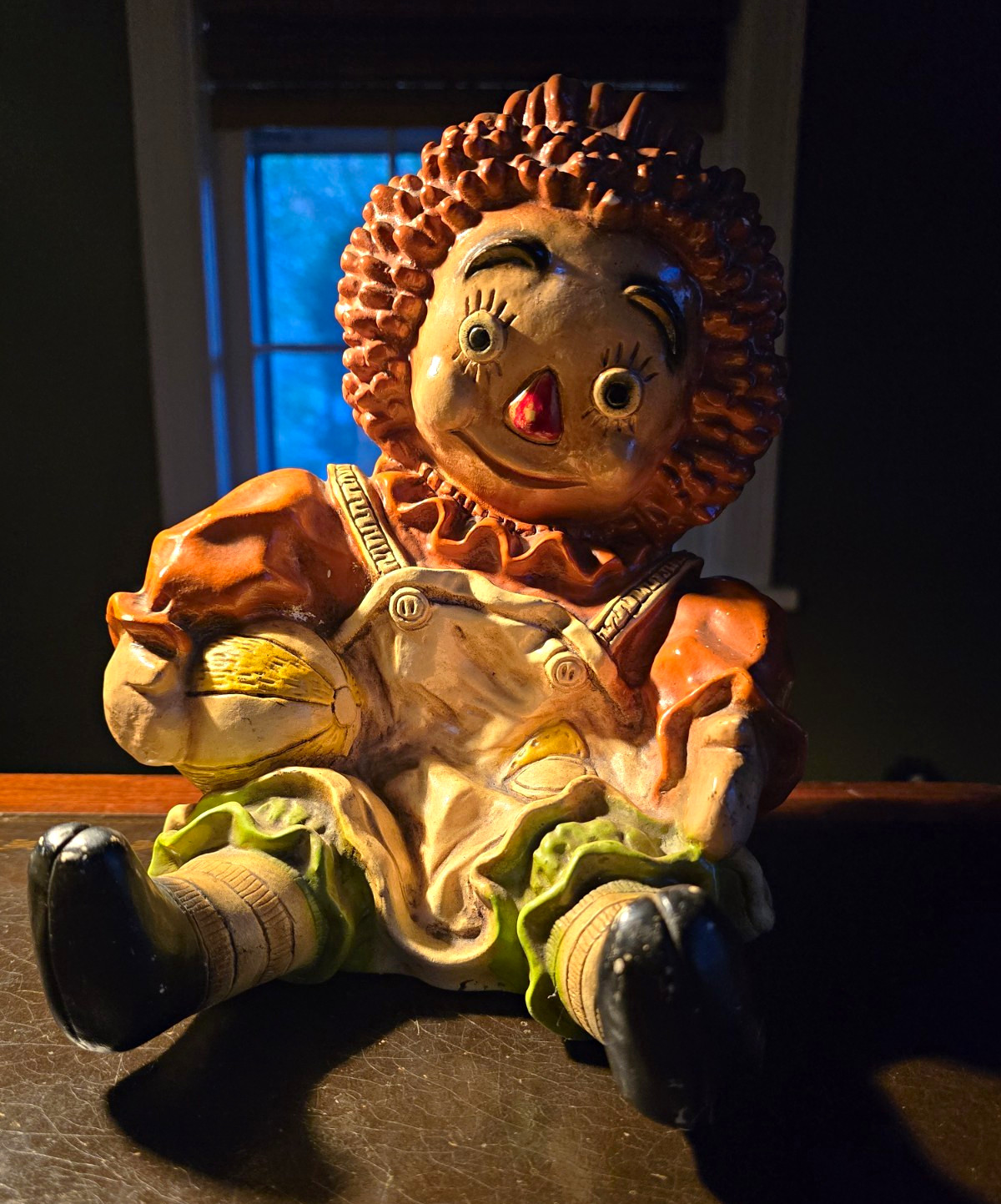 Vintage 1971 Raggedy Ann Seated Figurine Universal Statuary Corp Chicago #154
