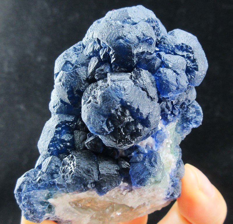 165g pretty blueberries FLUORITE crystals mineral specimens #China