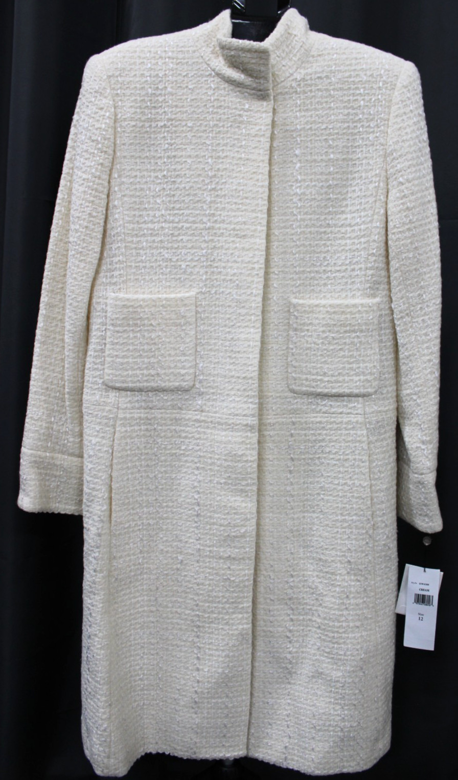Oscar De La Renta Cream Coat