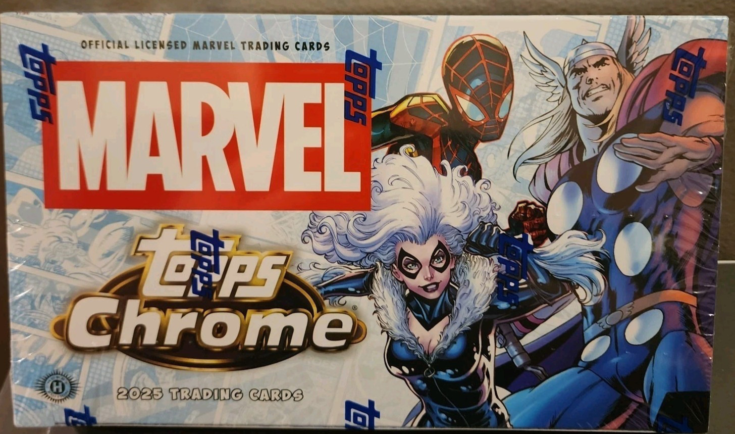 2025 Topps Chrome Marvel Comics Hobby Box FACTORY SEALED