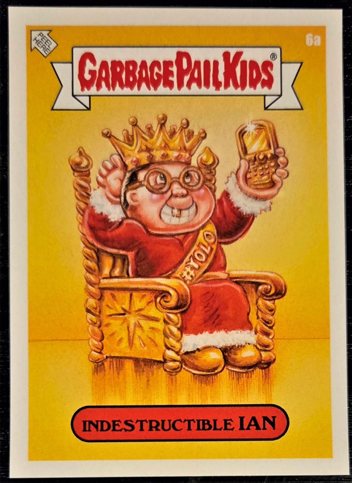 2021 Topps Garbage Pail Kids Indestructable Ian Gamestonk 6a Game Stop GME Stock