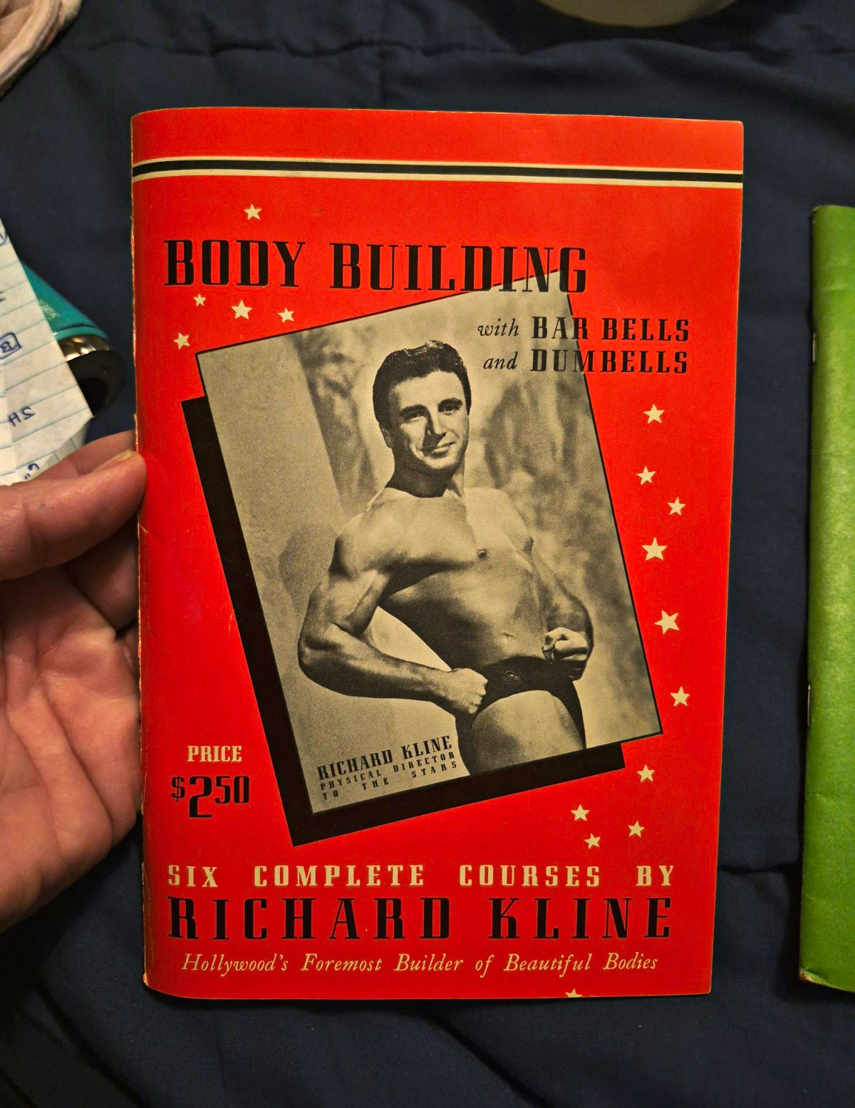 Body Building with Bar Bells & Dumbbells Six Courses Richard Kline 1945