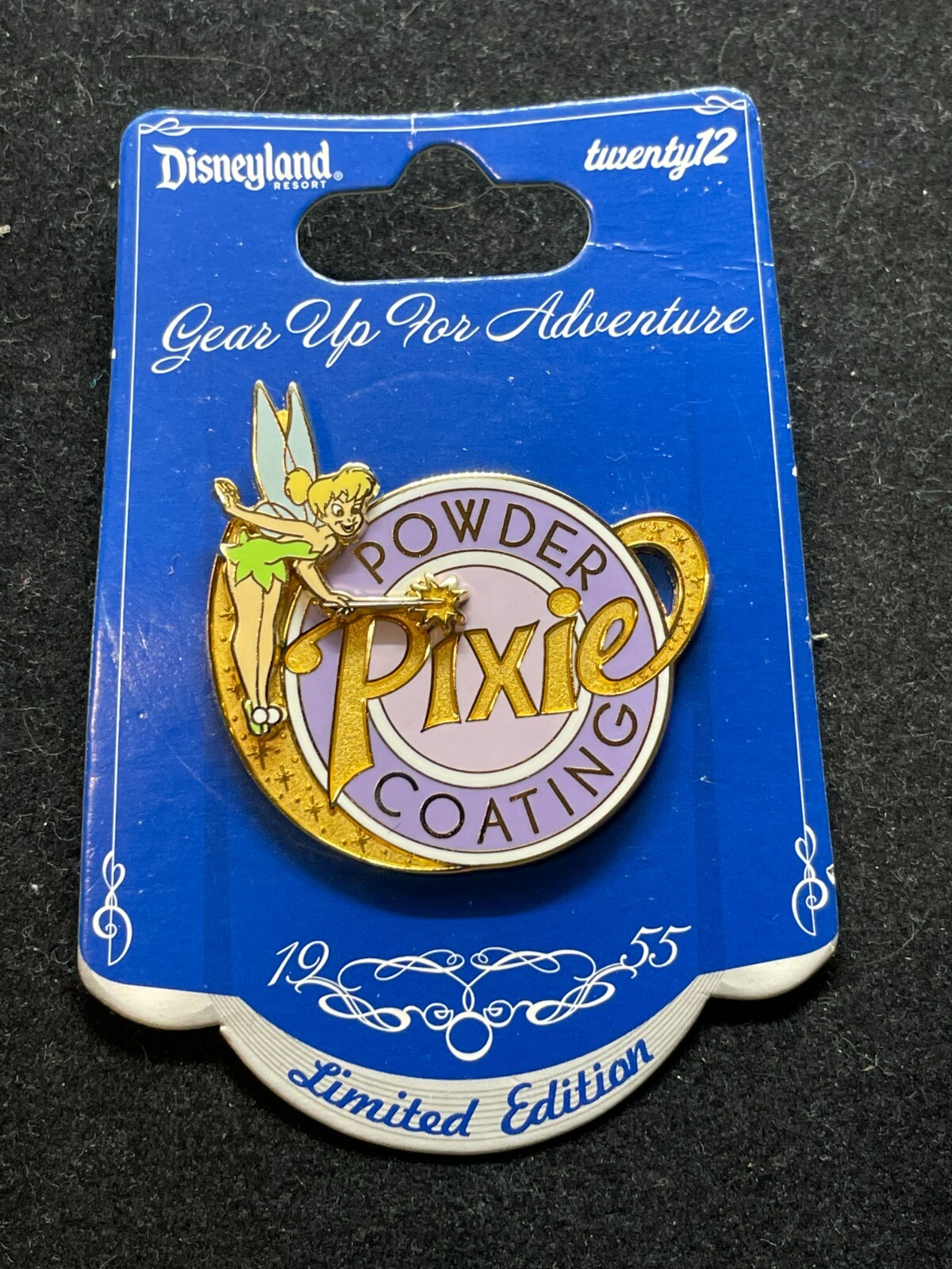 Disney Pin - DLR Gear Up For Adventure Tinker Bell Pixie Powder Coating 91626 LE