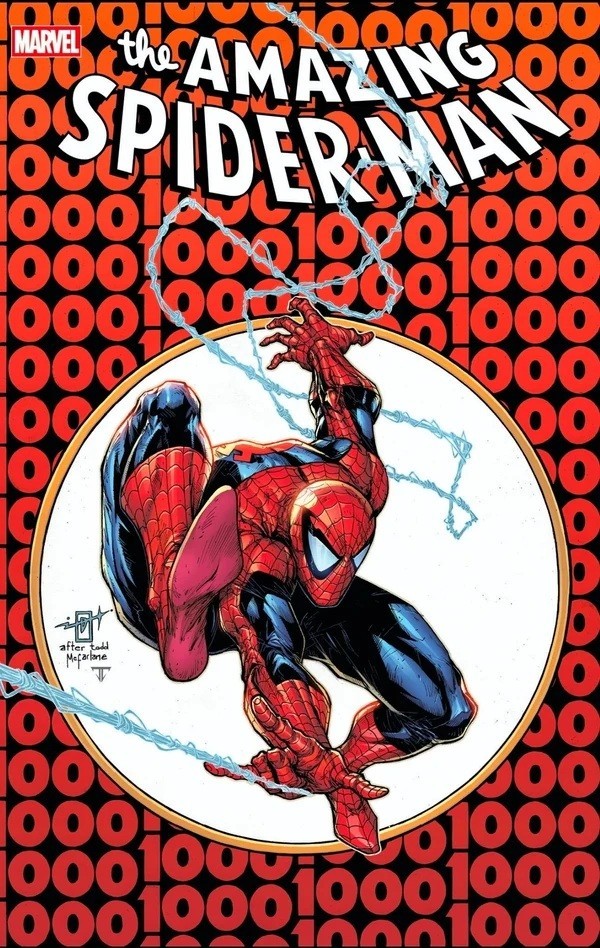 AMAZING SPIDERMAN 1000 36 JONATHAN URIBE NYCC VARIANT NM 300 HOMAGE vol 7 2026
