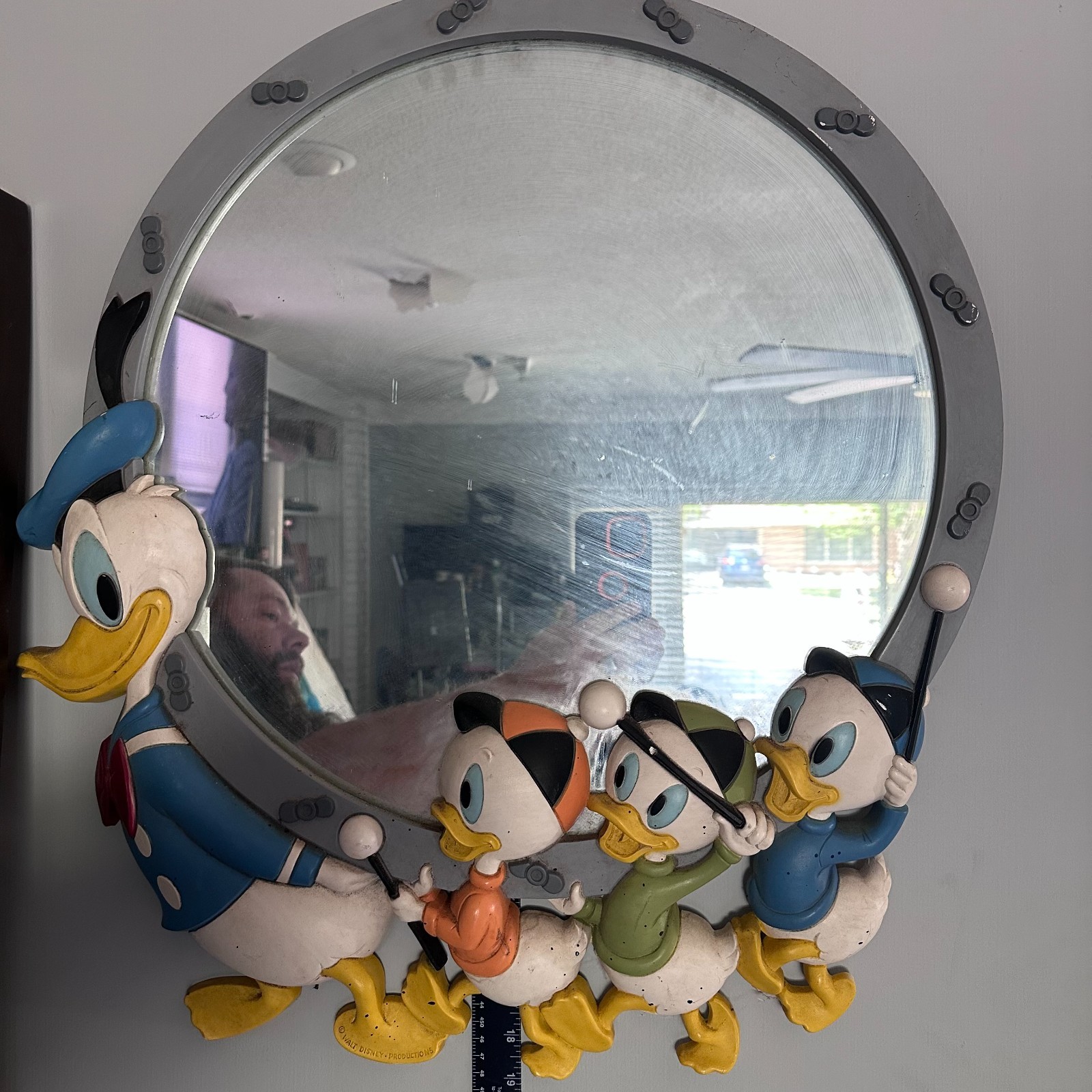 Vintage Walt Disney Donald Duck and Nephews Mirror 22\