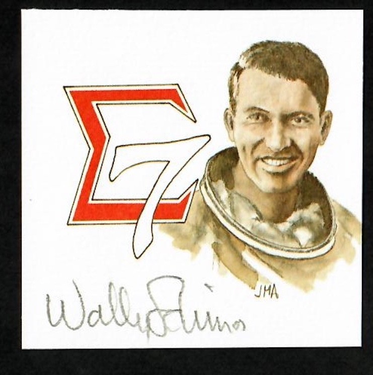 Wally Schirra Signed 3