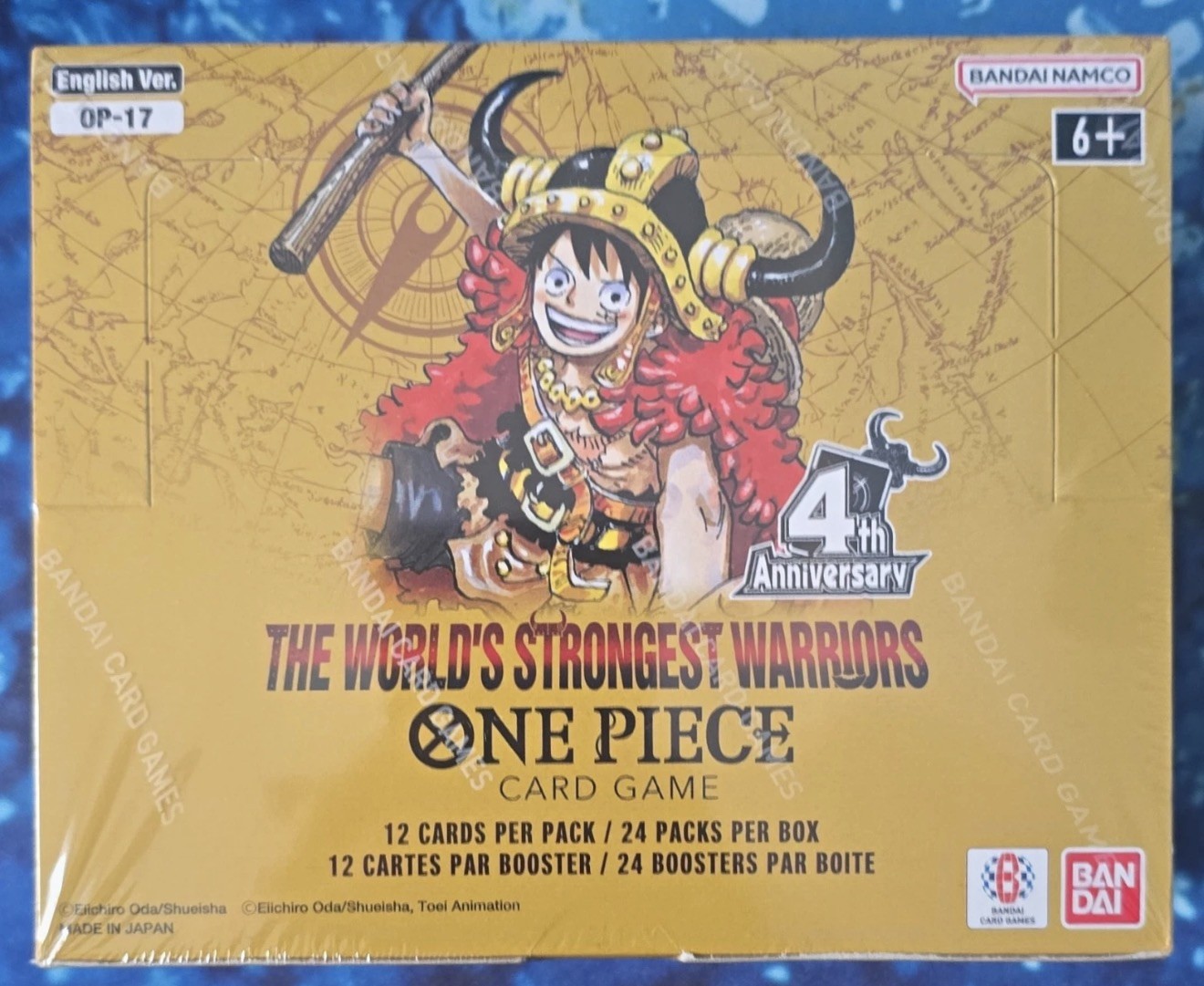 Bandai Namco One Piece OP-17 World\'s Strongest Warriors Booster Box English