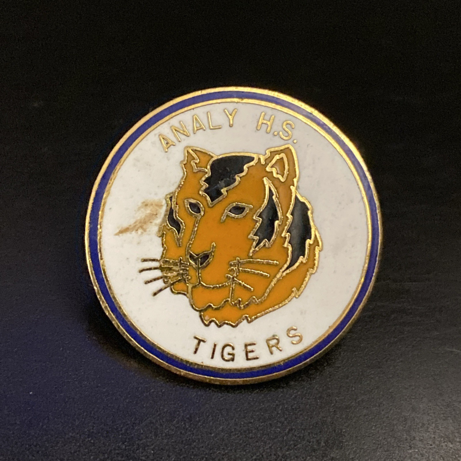 VTG Analy High School Tigers Enamel Hat Lapel Pin