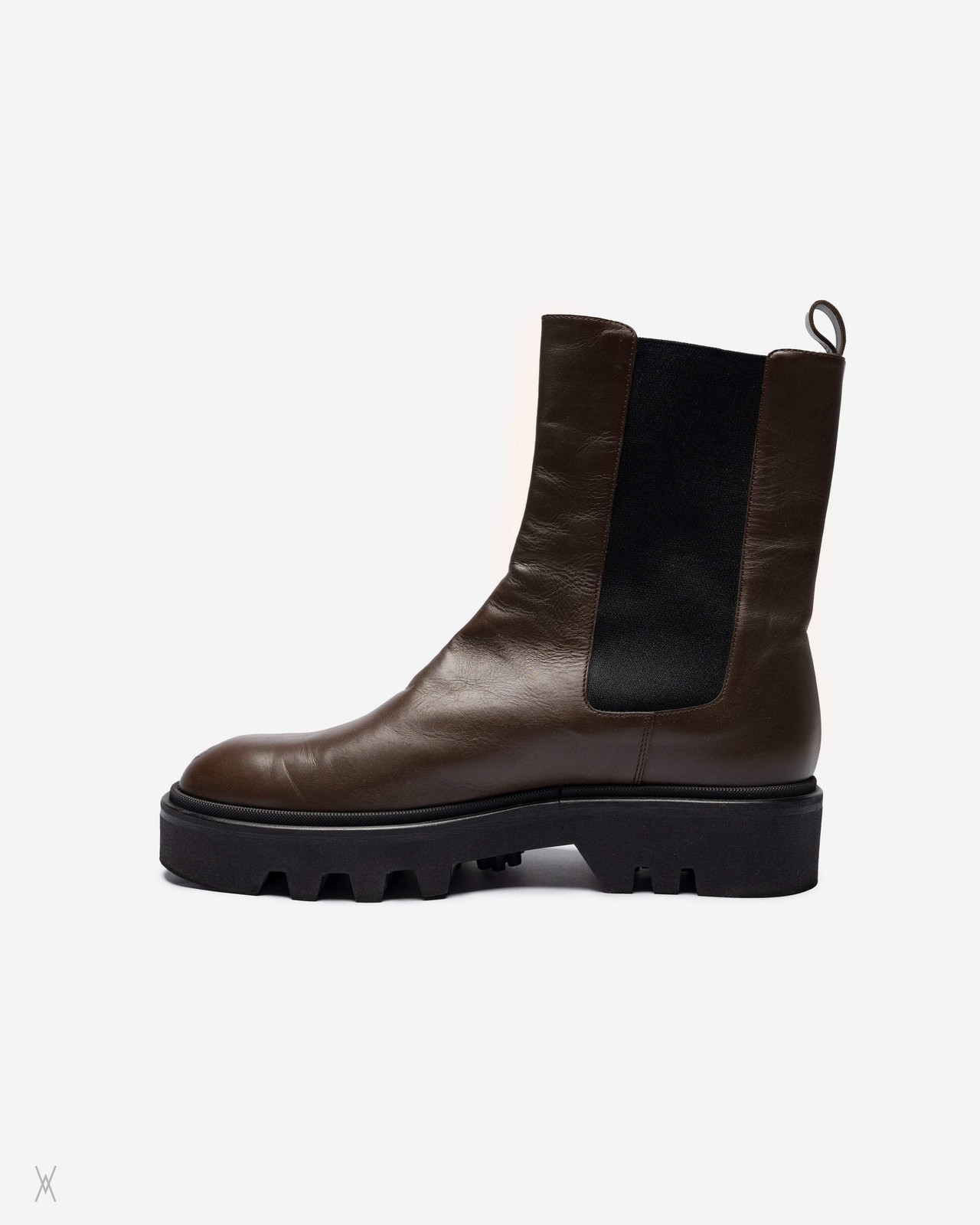Dries van Noten Brown Smooth Leather Boots Mens EU 41