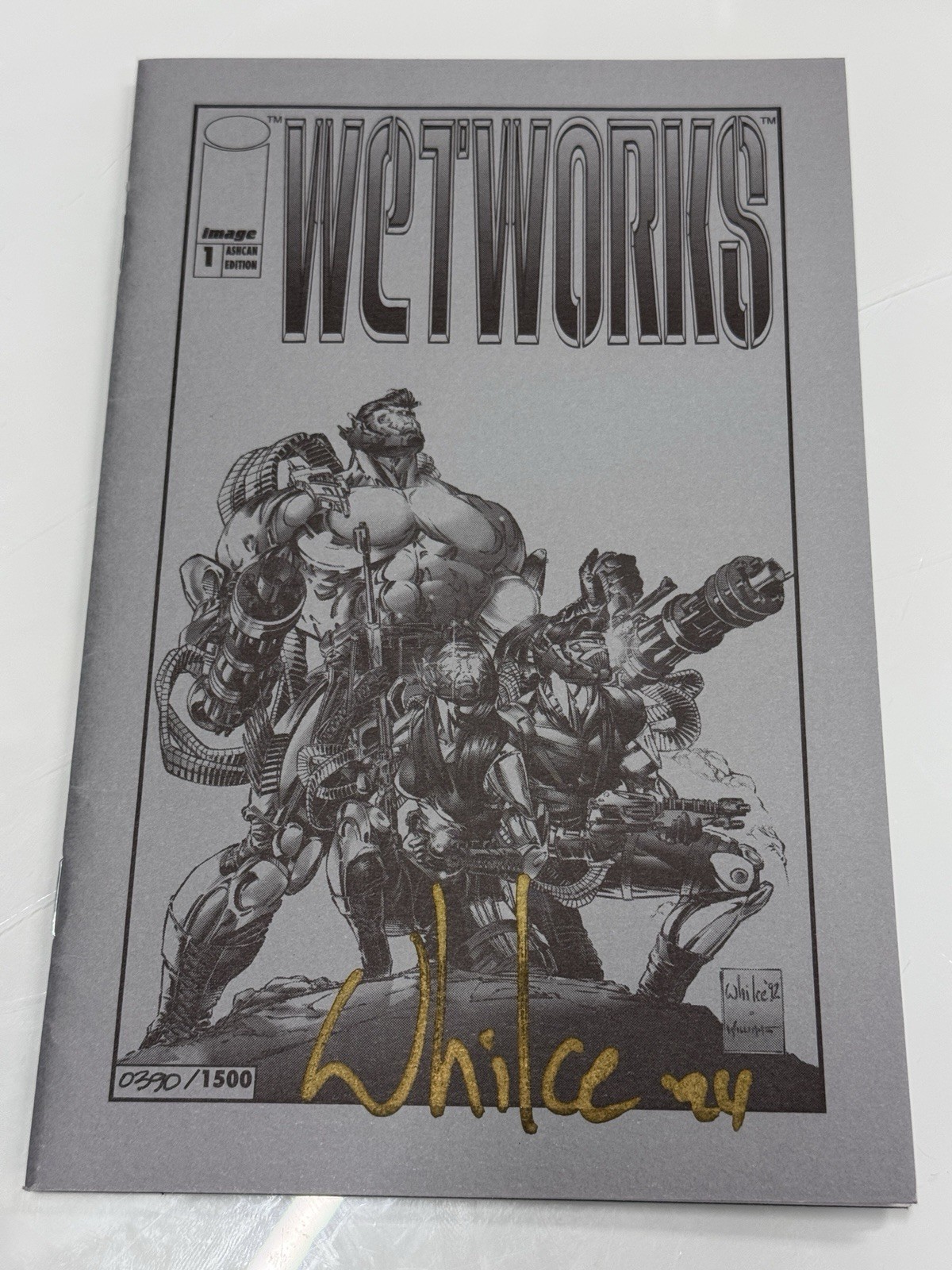 Wetworks #1 Ashcan Edition Whilce Portatio Signature #d 0390/1500 Wildstorm 1994