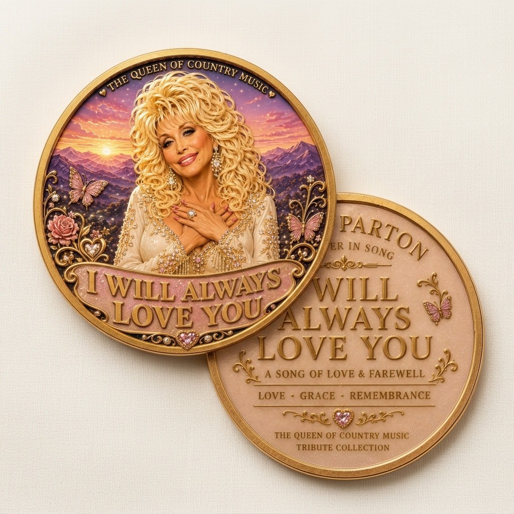 Dolly Parton Queen of Country Music Coin I Will Always Love You Tribute Gift Dolly Parton Queen of Country Music Coin I Will Always Love You Tribute Gift