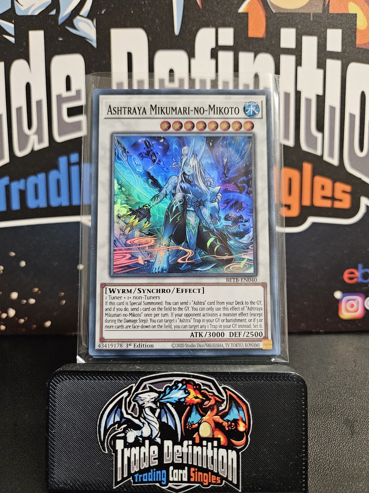 Yugioh BETB-EN040 - Ashtraya Mikumari-no-Mikoto - Super Rare