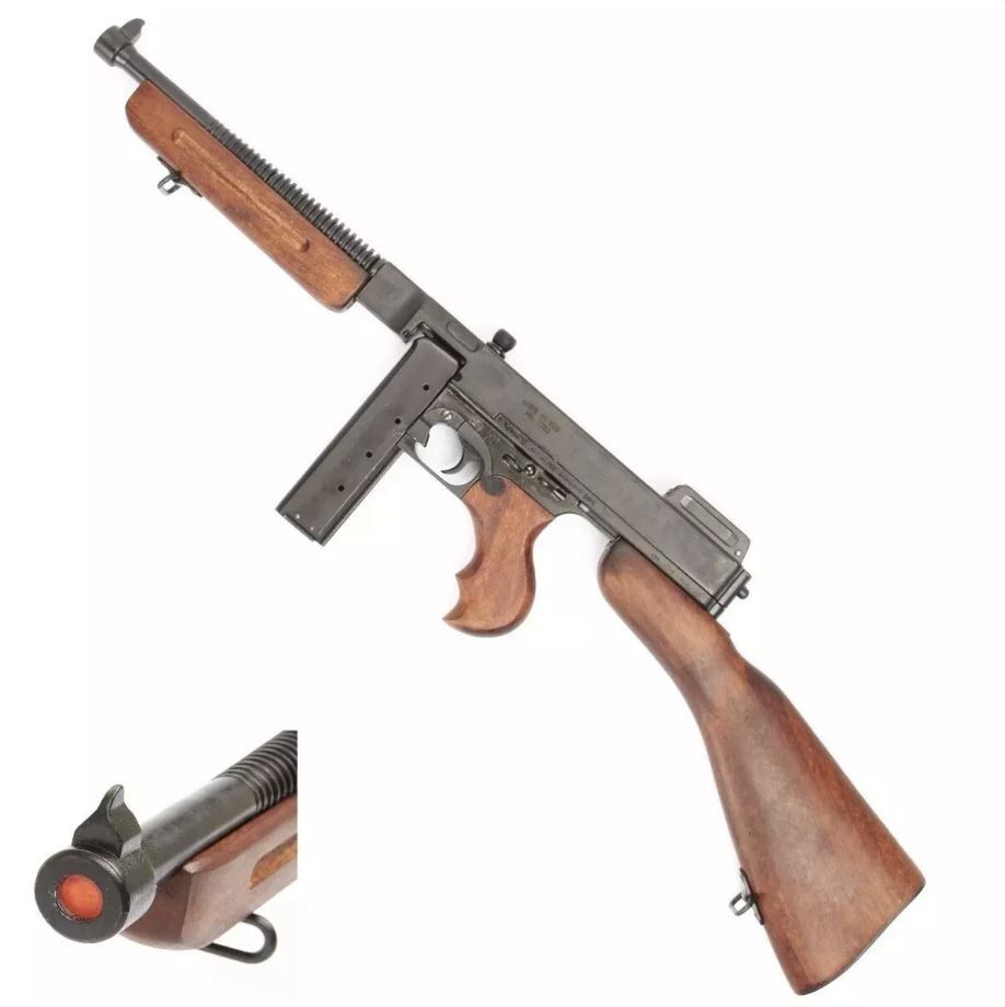 Non-Firing Metal Replica - M1928 submachine gun - Military Version - Denix