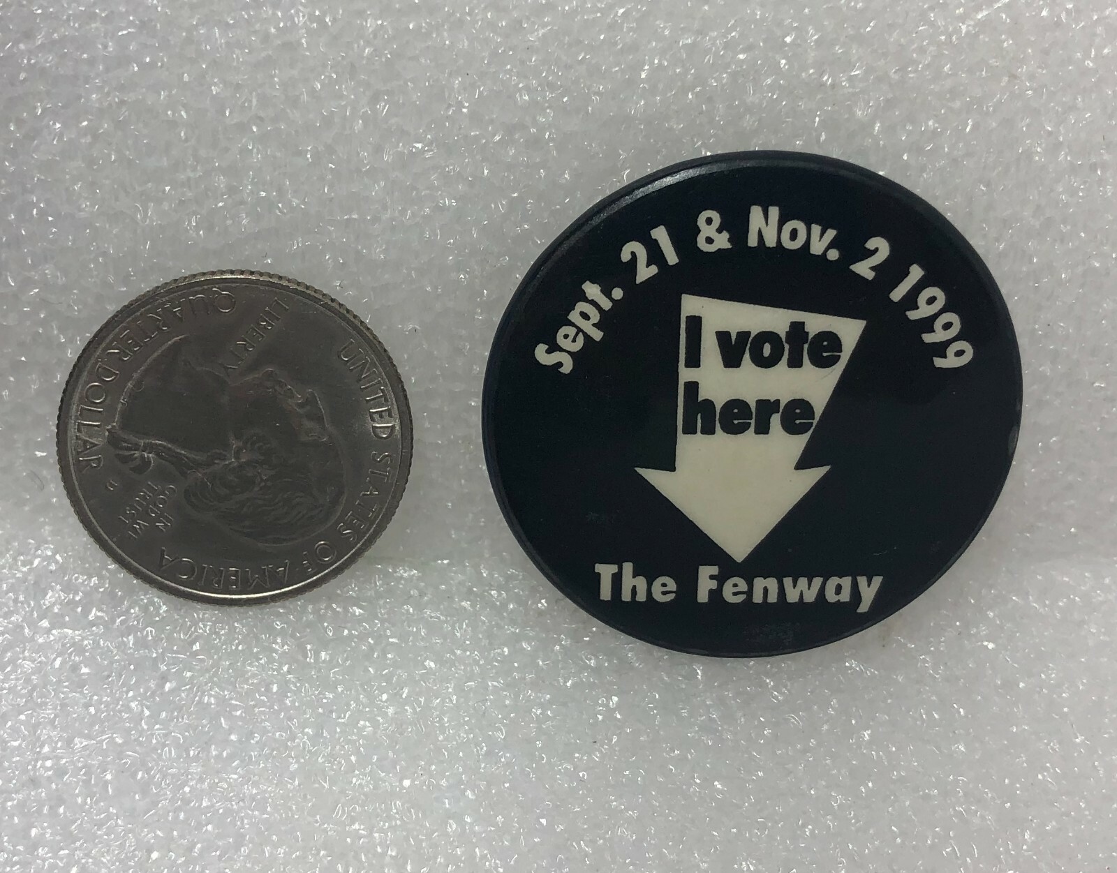 1999 I Vote Here - The Fenway Pin