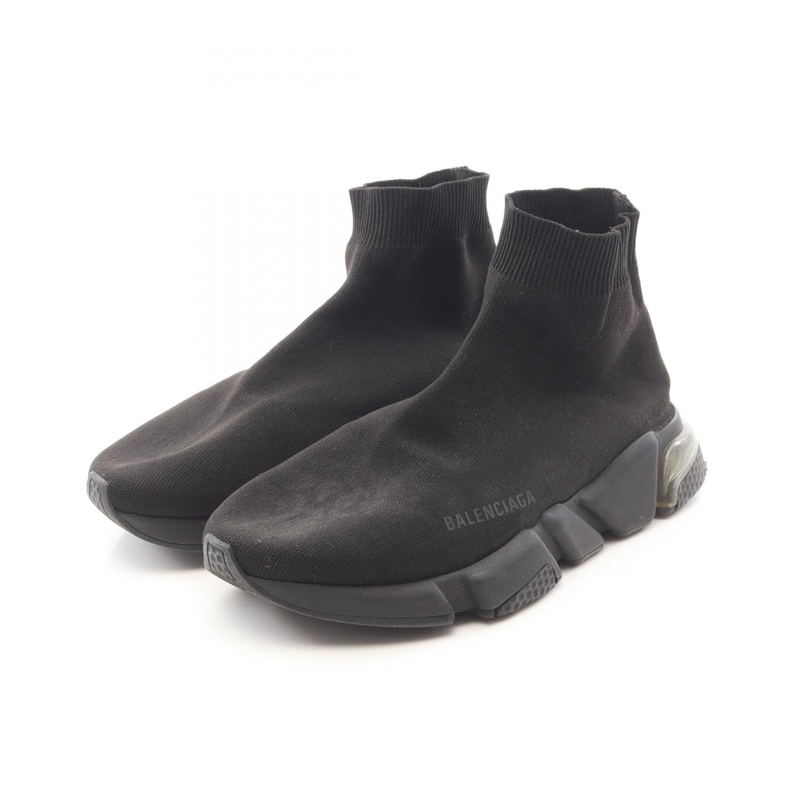 Balenciaga SPEED TRAINER Sneakers Black Fabric JP 265cm Slightly Used (Ages 14+)