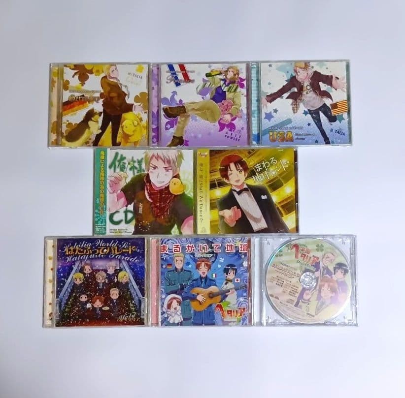 Hetalia Character and Drama CD 8 Disc Set Collectible 15+