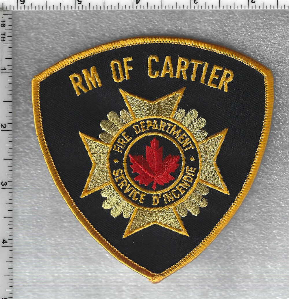 Rural Municipality of Cartier Fire Department (Manitoba, Canada) Shoulder Patch