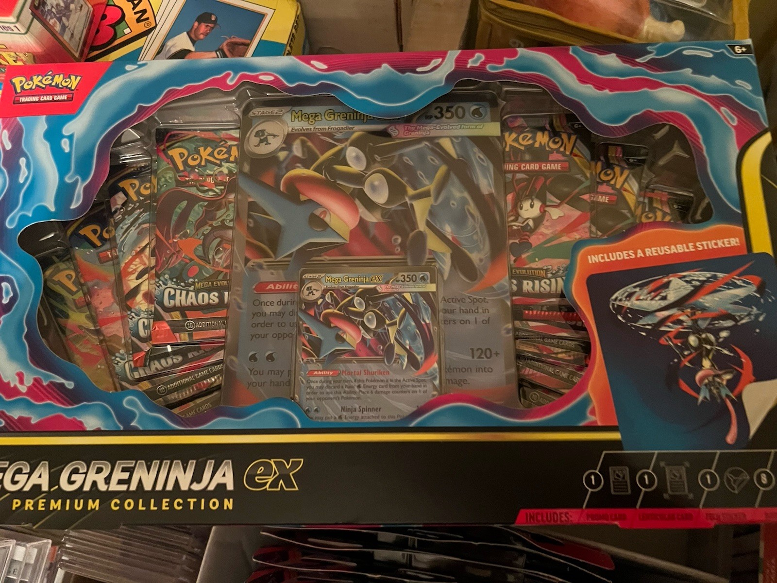 Pokémon TCG Mega Greninja ex Premium Collection Box
