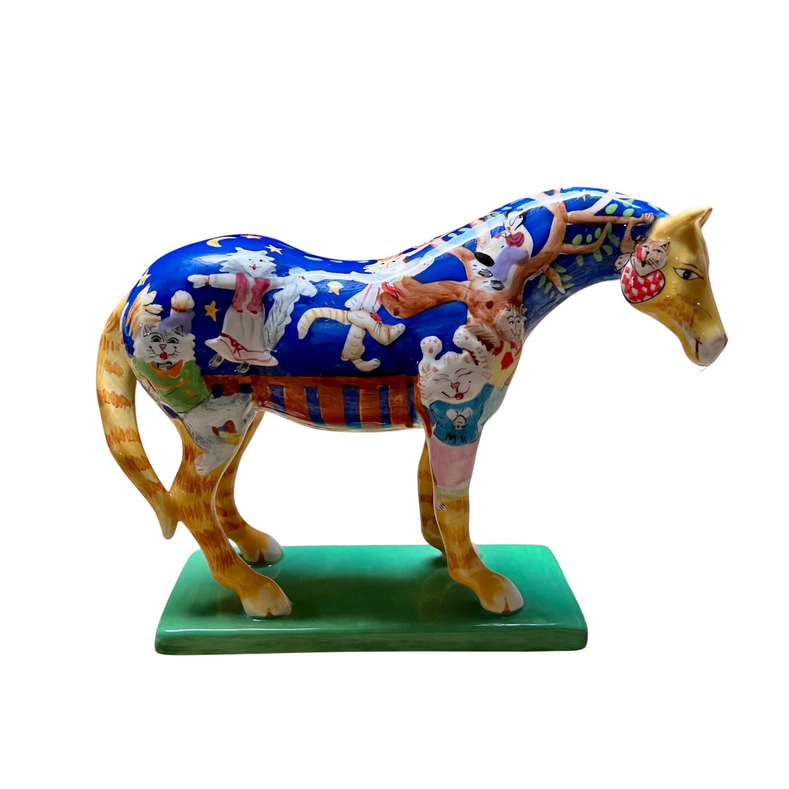 VTG Trail of Painted Ponies Kitty Cat\'s Ball 1585 Elizabeth Lewis Scott Figurine