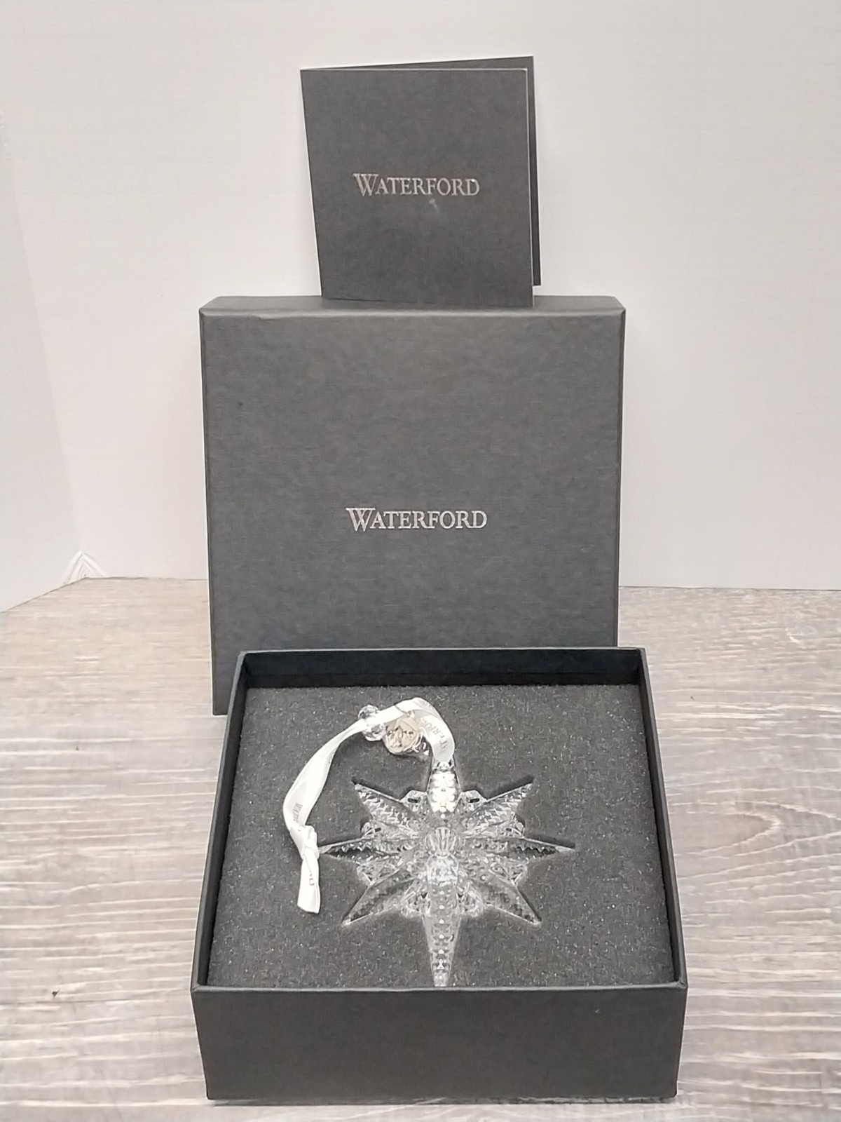 Waterford Crystal Snowflake Ornament 2019 in Box Christmas 