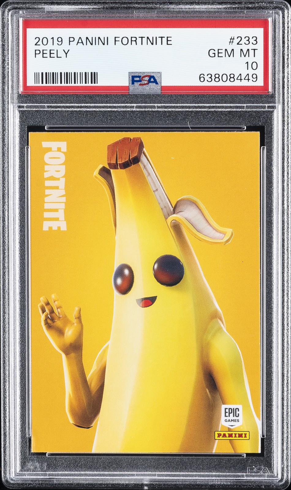 2019 PANINI FORTNITE USA PEELY #233 PSA 10