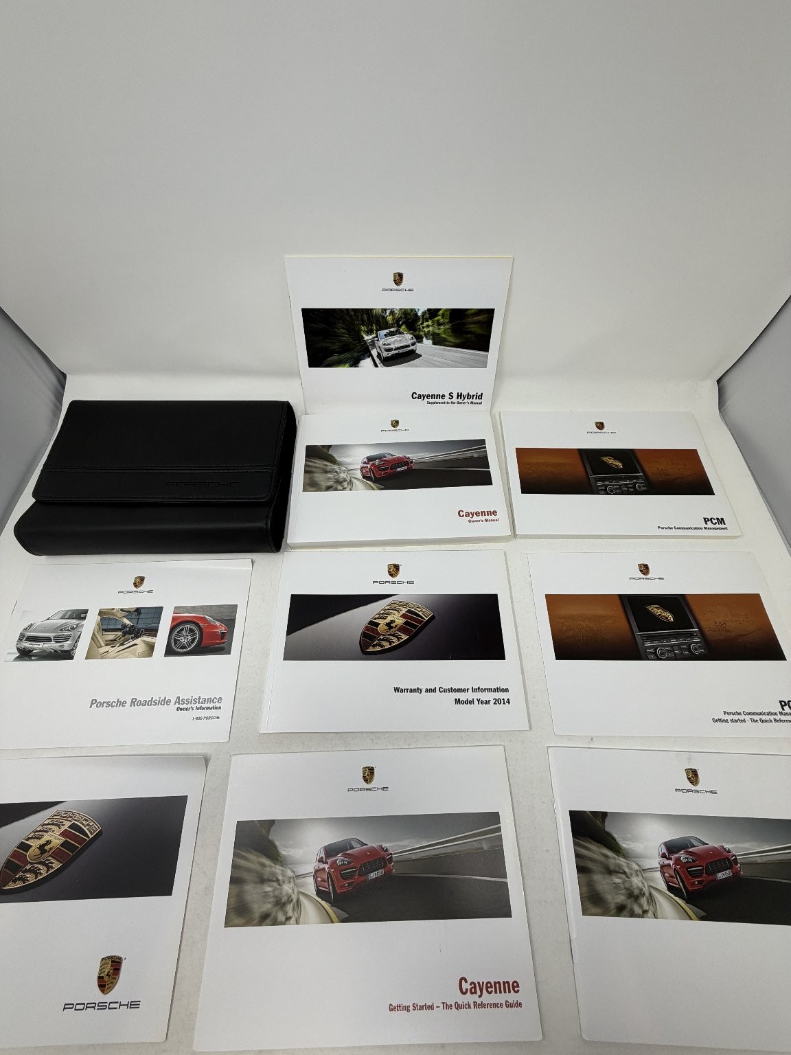 2014 Porsche Cayenne Owners Manual OEM Complete Set