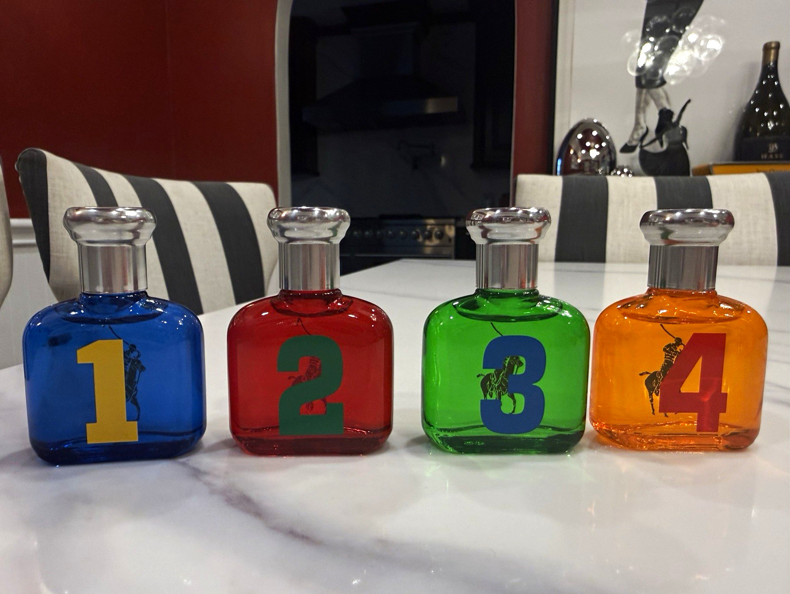 Ralph Lauren Polo Big Pony EDT Mini Set 4x0.5 fl oz (15 ml) 1 2 3 4