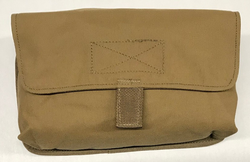 BMI Defense Systems Turret Gunner  MOLLE Double Smoke Grenade Pouch  Coyote USMC
