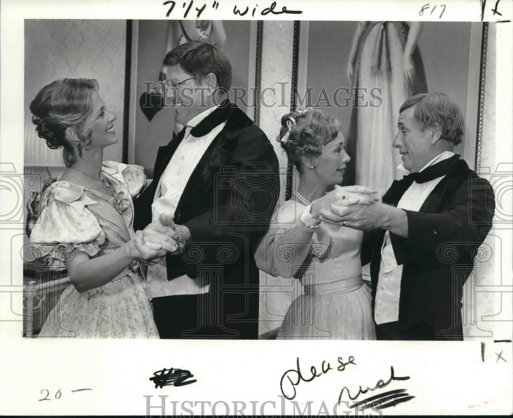 1978 Press Photo Guests at the Soiree of Golden Age of New Orleans - noa65154