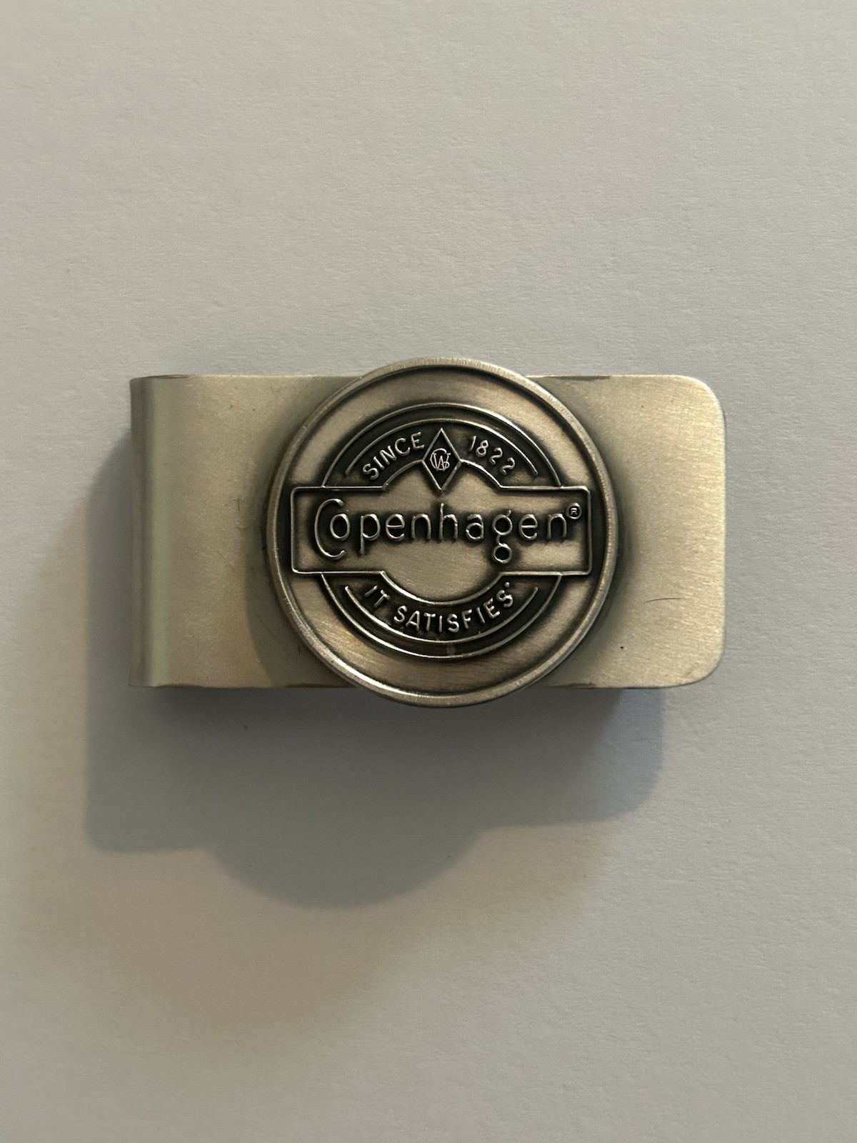 Vintage Copenhagen Money Clip. Smokeless Tobacco