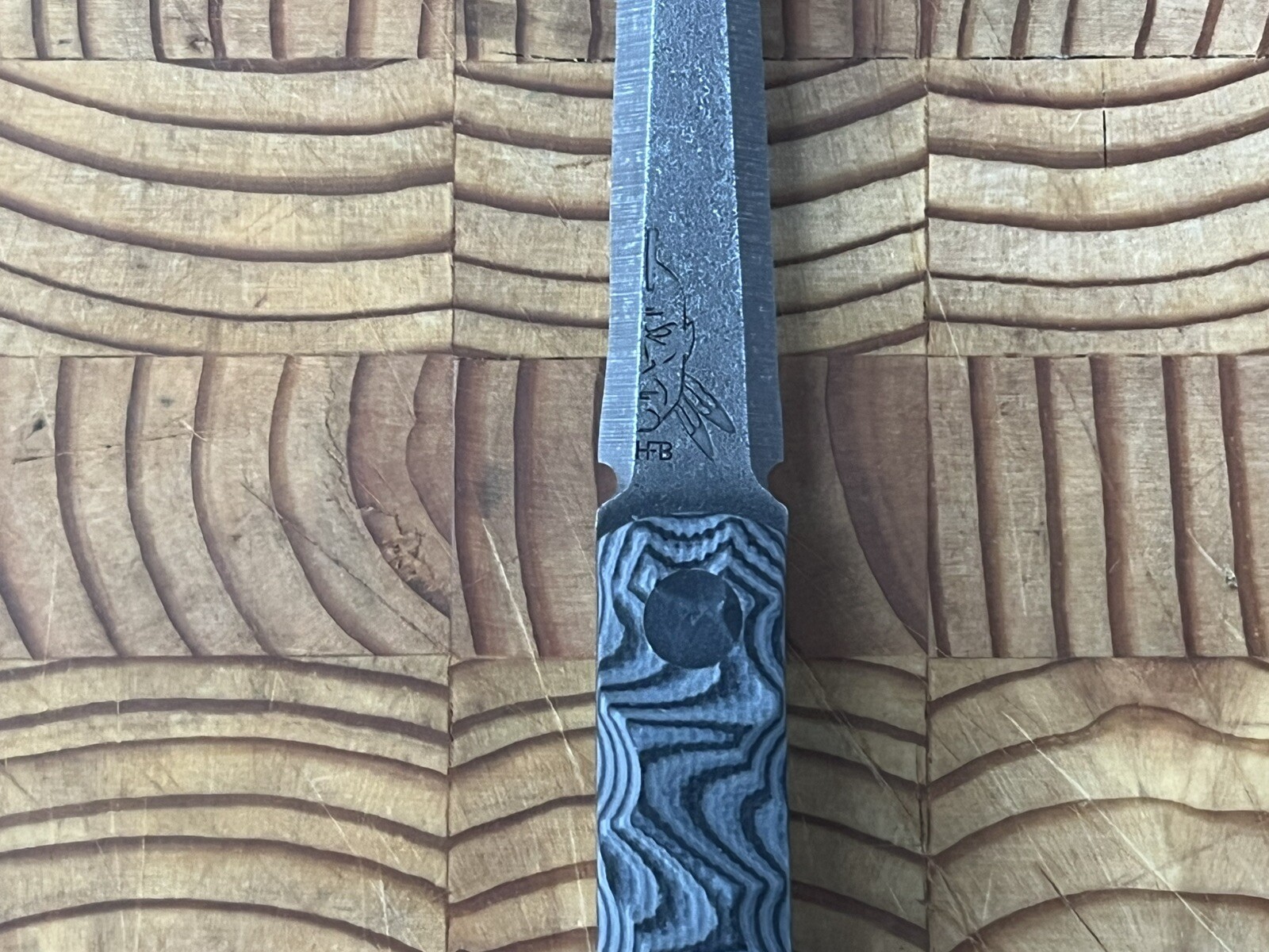 Half Face Blades Custom Chaos G10 Cardiac Spike HFB EDC