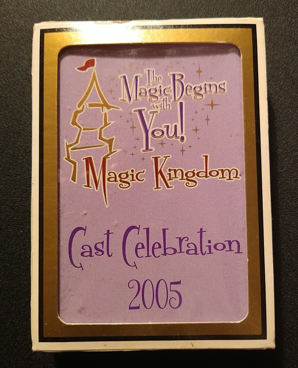 Disney Cast Member 2005 The Magic Begins with You  Gemaco Playing Cards