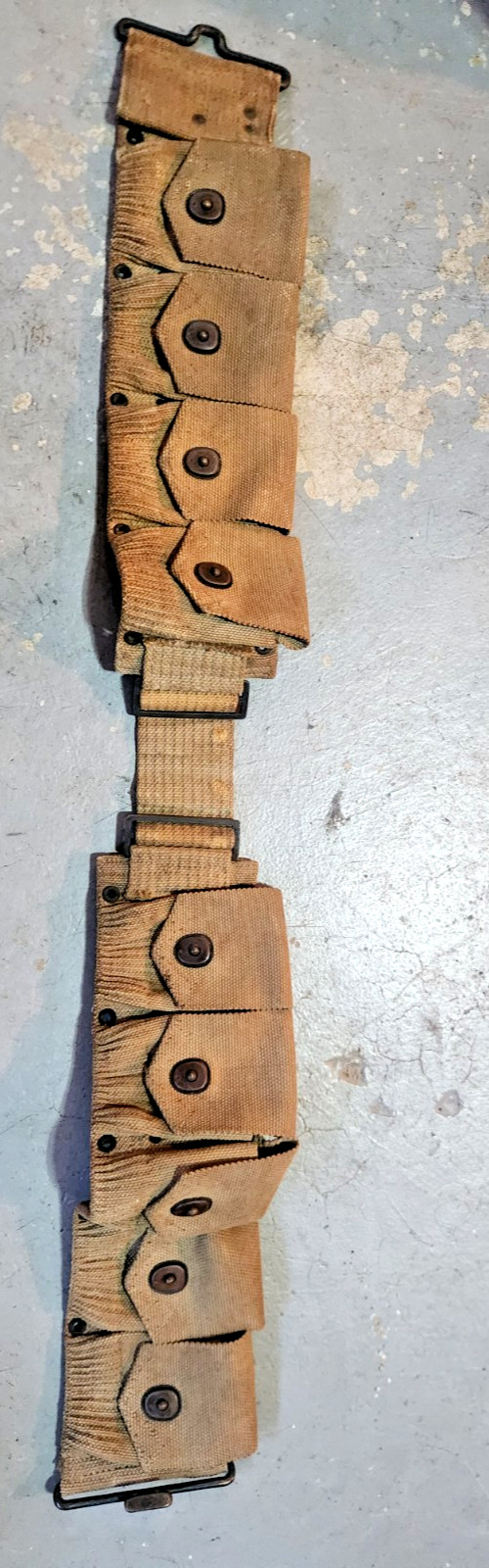 Original WW1 Mills Ammo Pouch US Army Infantry Cartridge Belt WWI 1917 Military