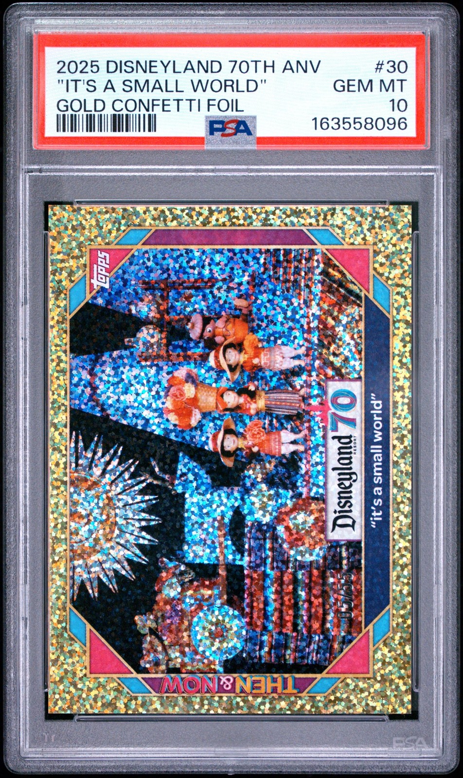 2025 Topps Disneyland 70th Anniversary The Haunted Mansion Gold #05/55 PSA 10
