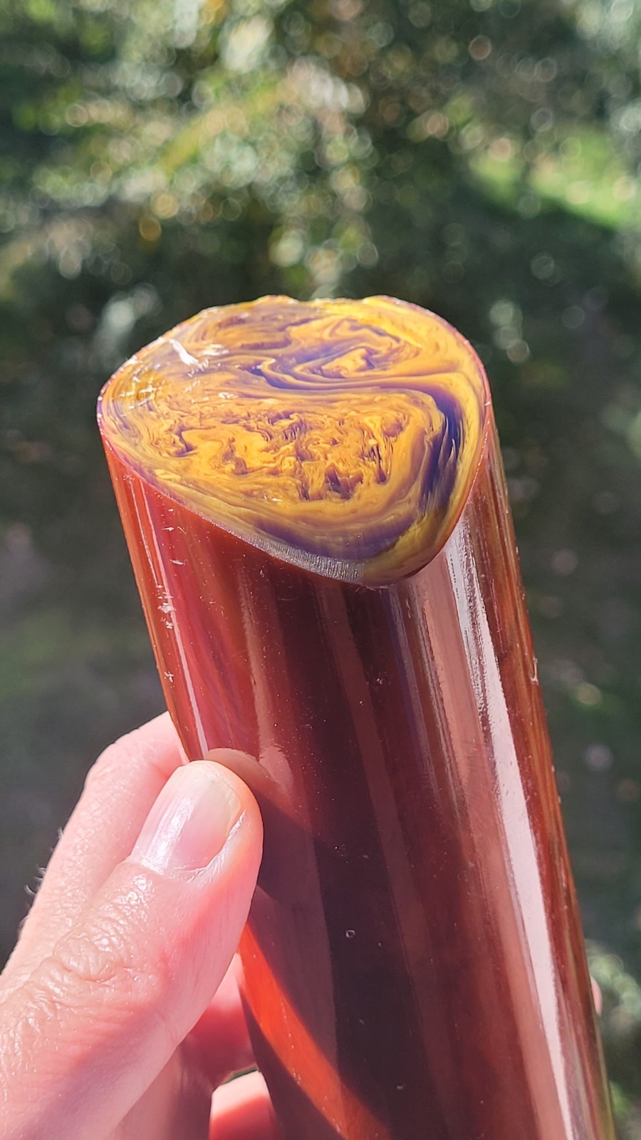 Original Amber Bakelite rod for Making Prayer Beads, Rosary, tasbih, craft