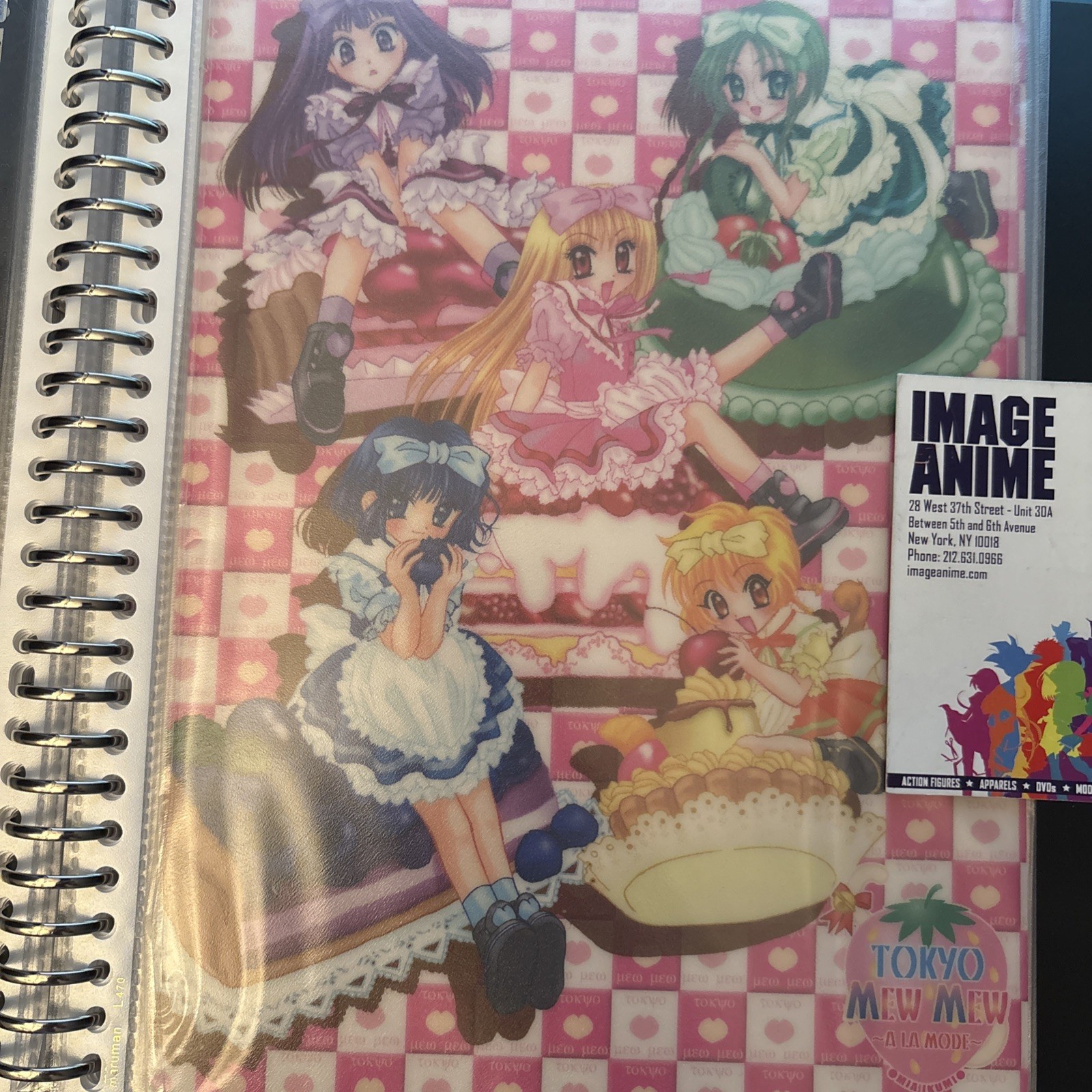 Vintage Tokyo Mew Mew Mia Ikumi Reiko Yoshida Pencil Board Shitajiki 7x10 m57