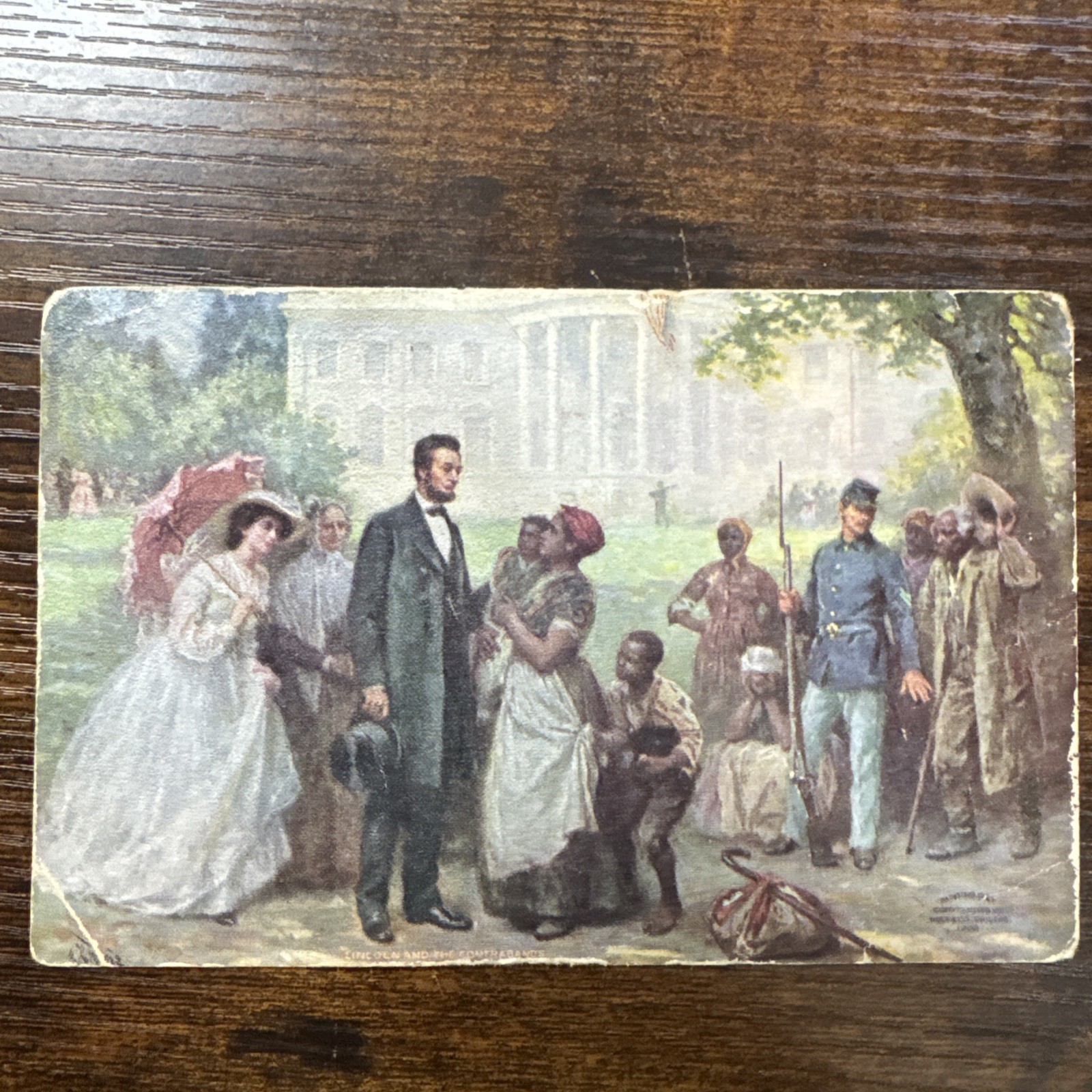 1909 The Apollo The Chocolates That Are Different Card Scarce Abraham Lincoln 