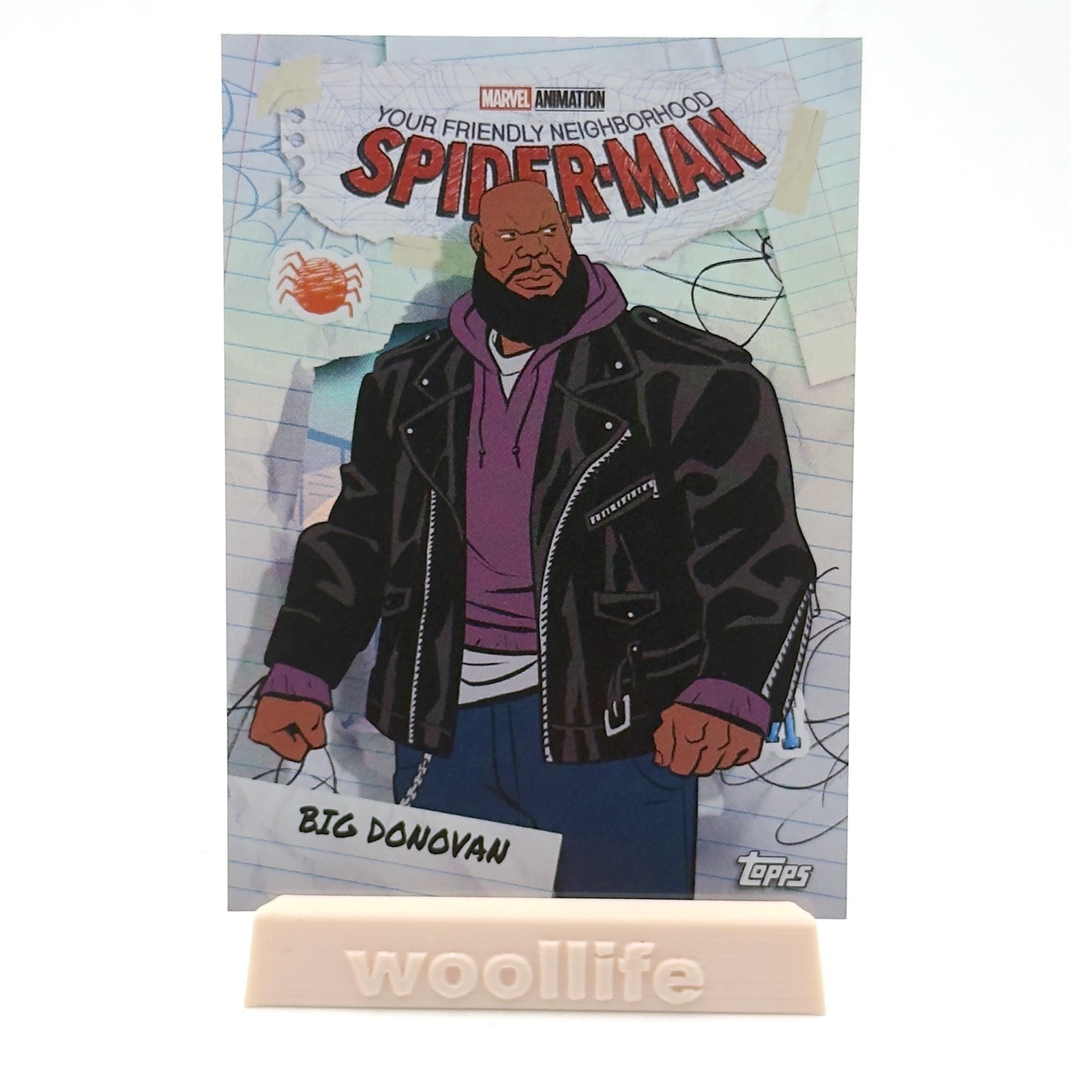 Big Donovan 2026 Topps Neon Marvel Your Friendly Neighborhood Spider-Man #FNS-14