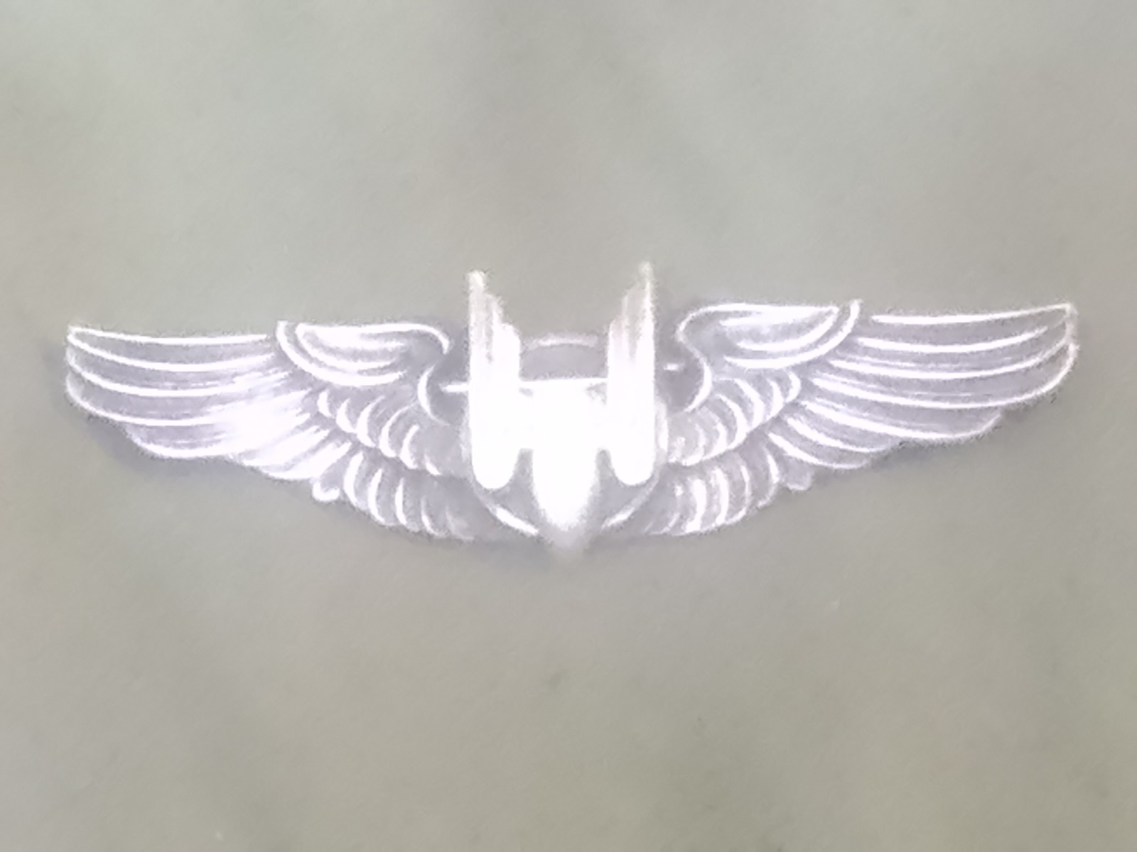 Vintage WW2 US Army Air Forces Aerial Gunner Wing Moody Brothers Sterling Pin