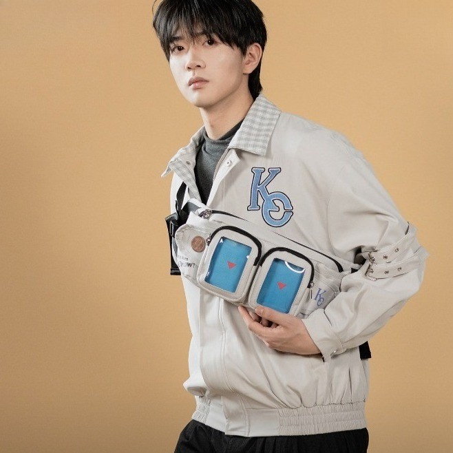 YGO Duel Monsters Seto Kaiba Shoulder Crossbody Bag Waist Bag