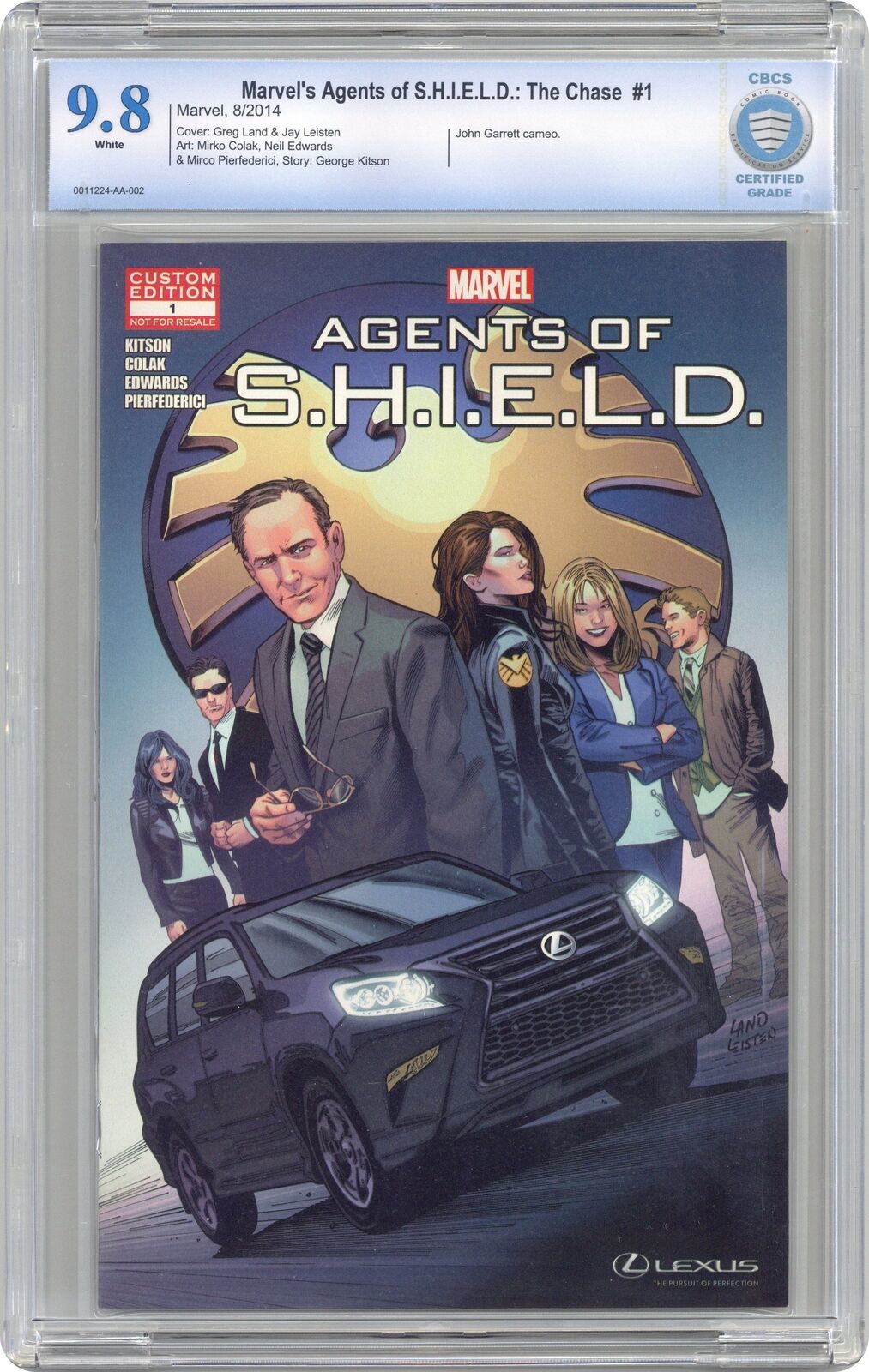 Marvel's Agents of S.H.I.E.L.D The Chase #1 CBCS 9.8 2014 0011224-AA-002