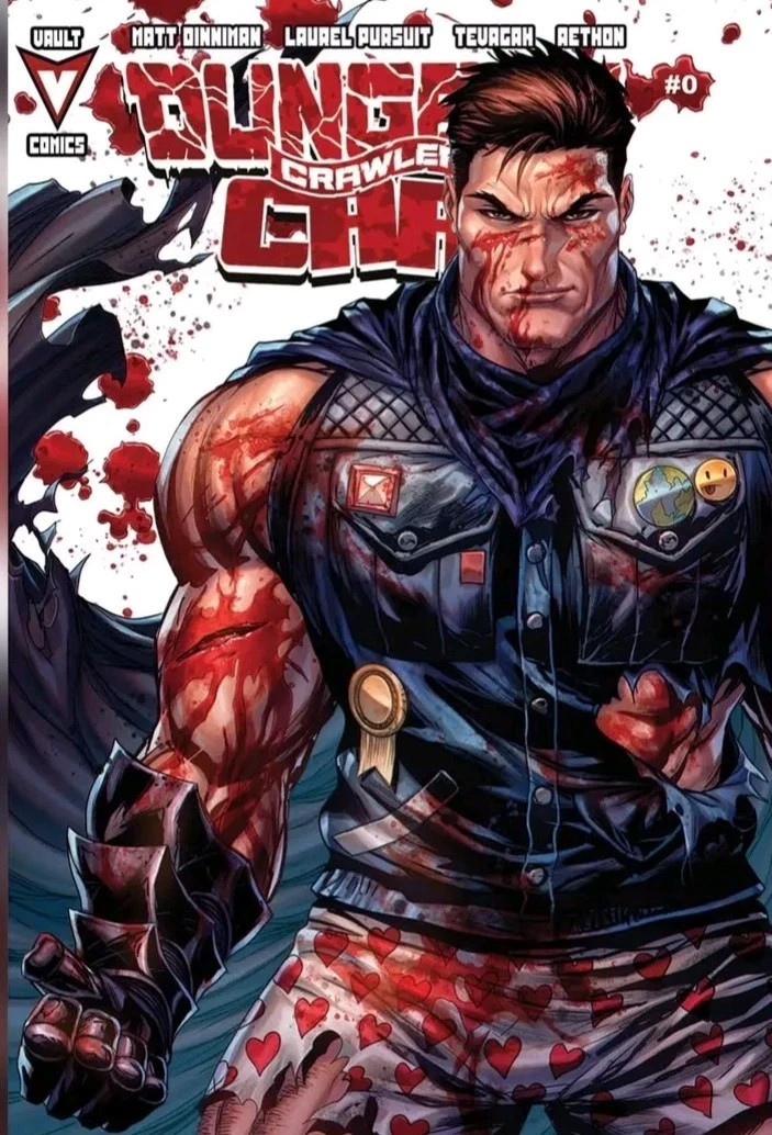 Presale Dungeon Crawler Carl #0 Tyler Kirkham Cardstock Battle Damage NYCC 2026