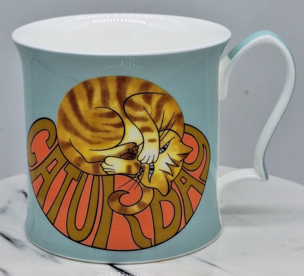 A Loja Do Gato Preto ~ Cat Coffee Mug Made in Portugal