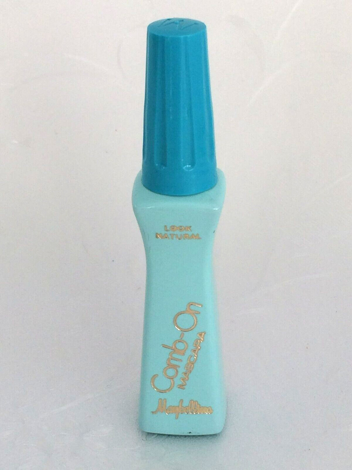 VINTAGE MAYBELLINE Look Natural Comb-on Mascara Brownish Black Net Wt.1/2 oz 