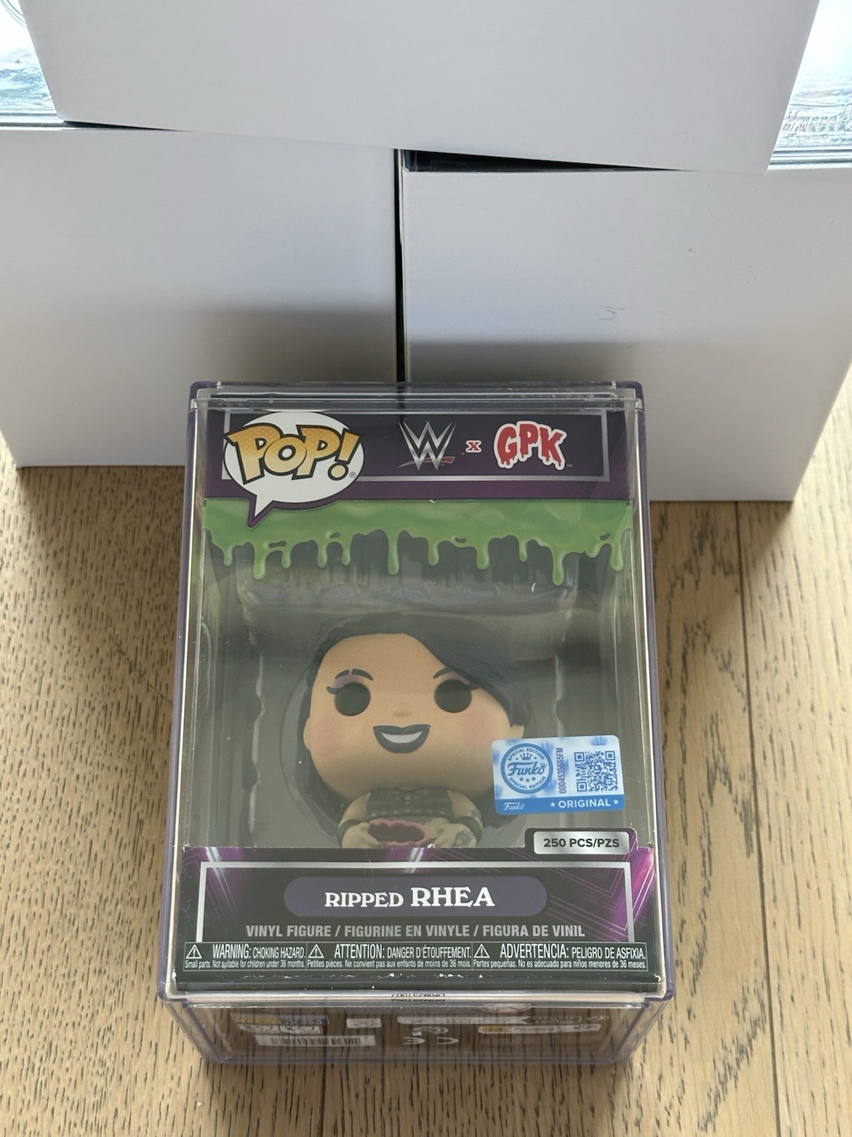 Funko Pop WWE Ripped Rhea Ripley Fanatics Fest Exclusive Garbage Pail Kids #/250
