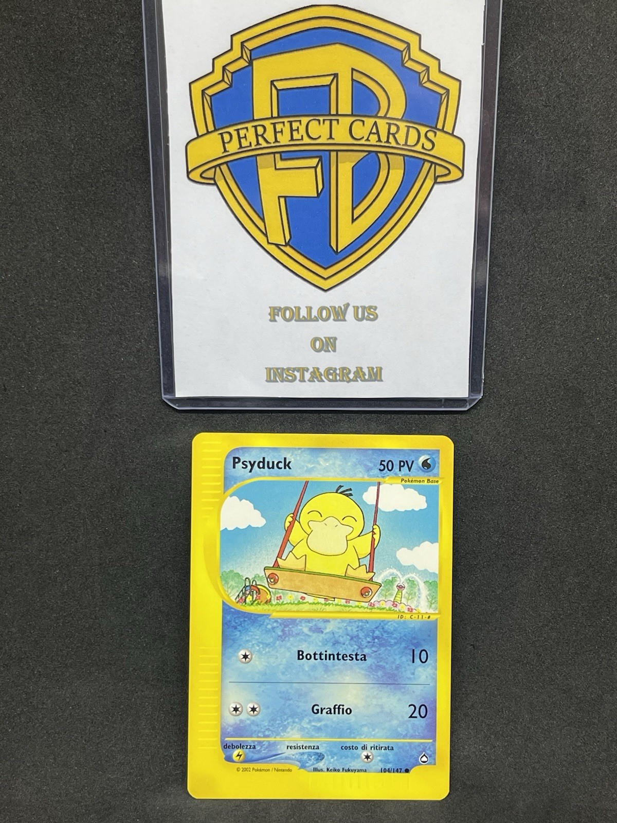 POKÉMON AQUAPOLIS PSYDUCK COMMON 104/147 NM ITA