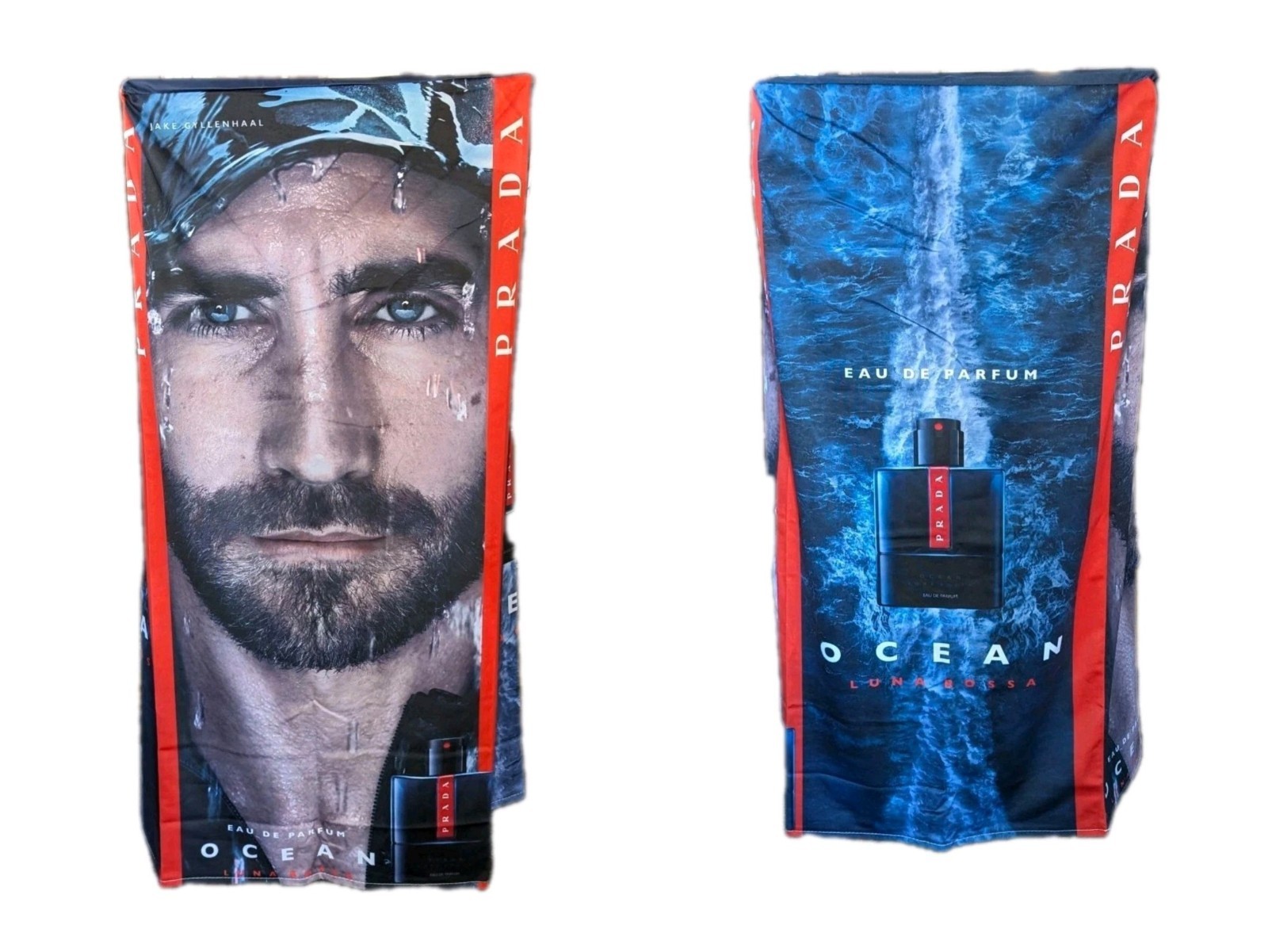 Prada Luna Rossa Ocean Eau De Parfum 3D Retail Display Promo Cloth 18