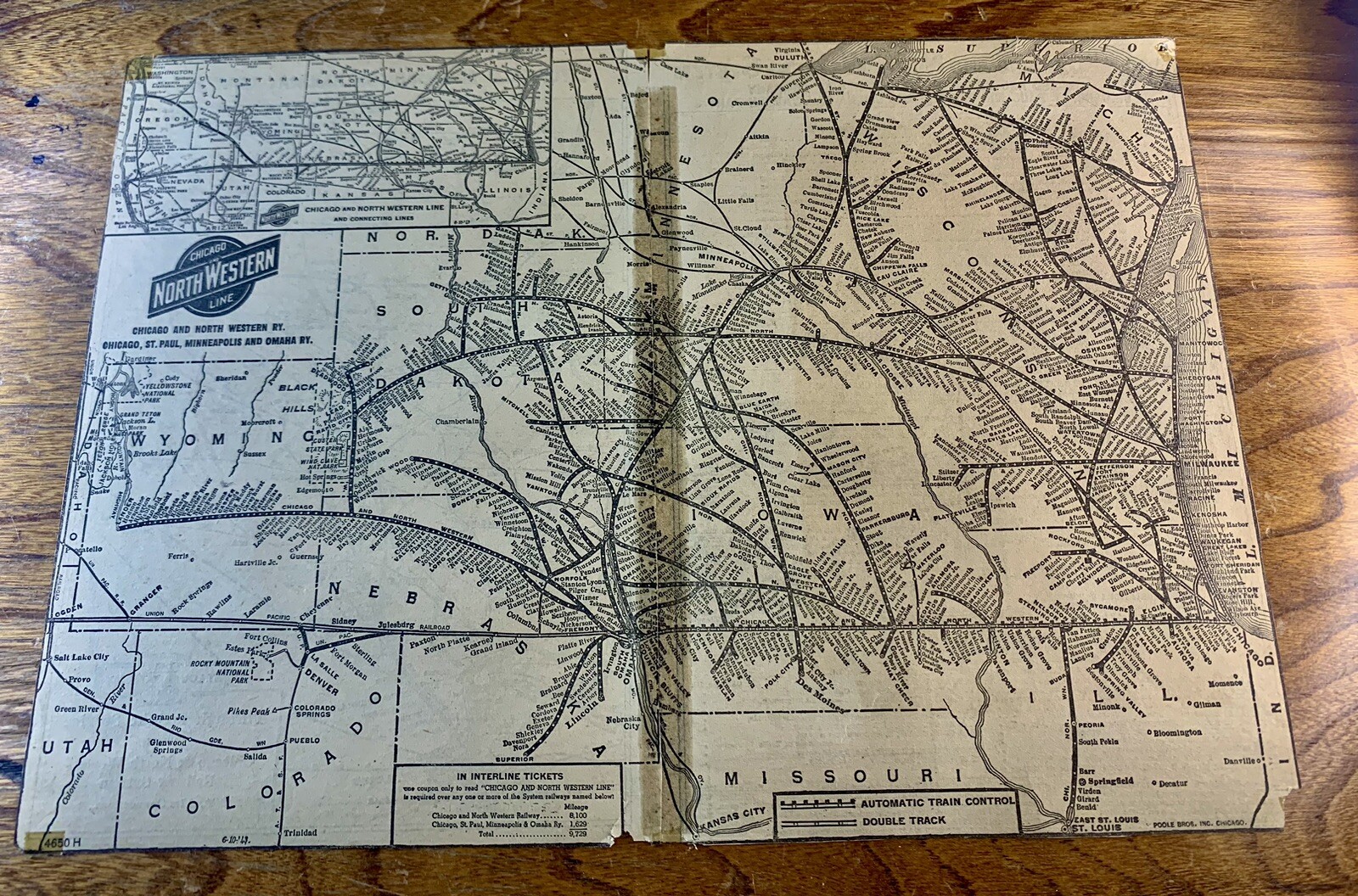 Chicago and North Western Railway Company - Map