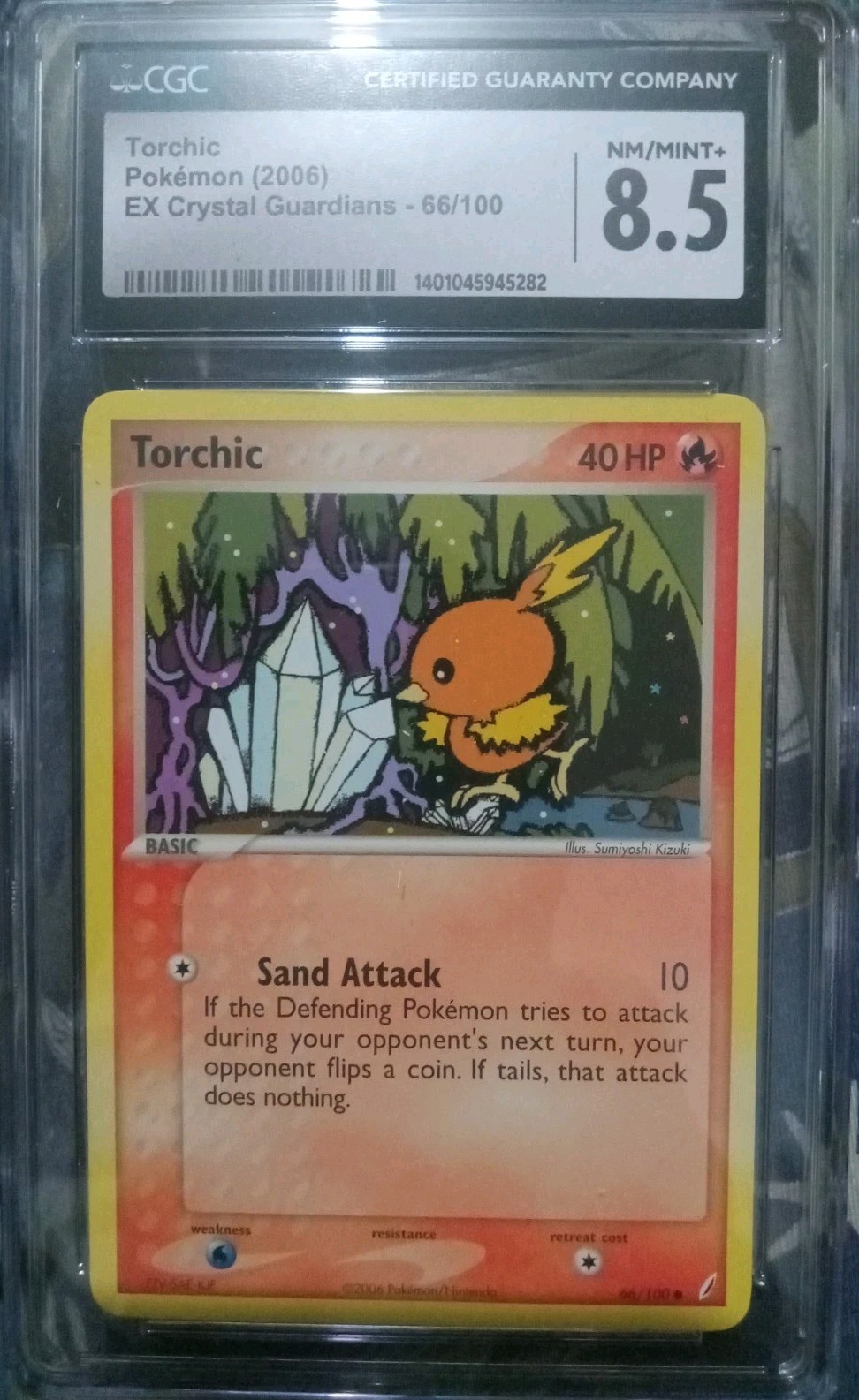 Torchic EX Crystal Guardians Holo Pokemon Card 65/100 LLP