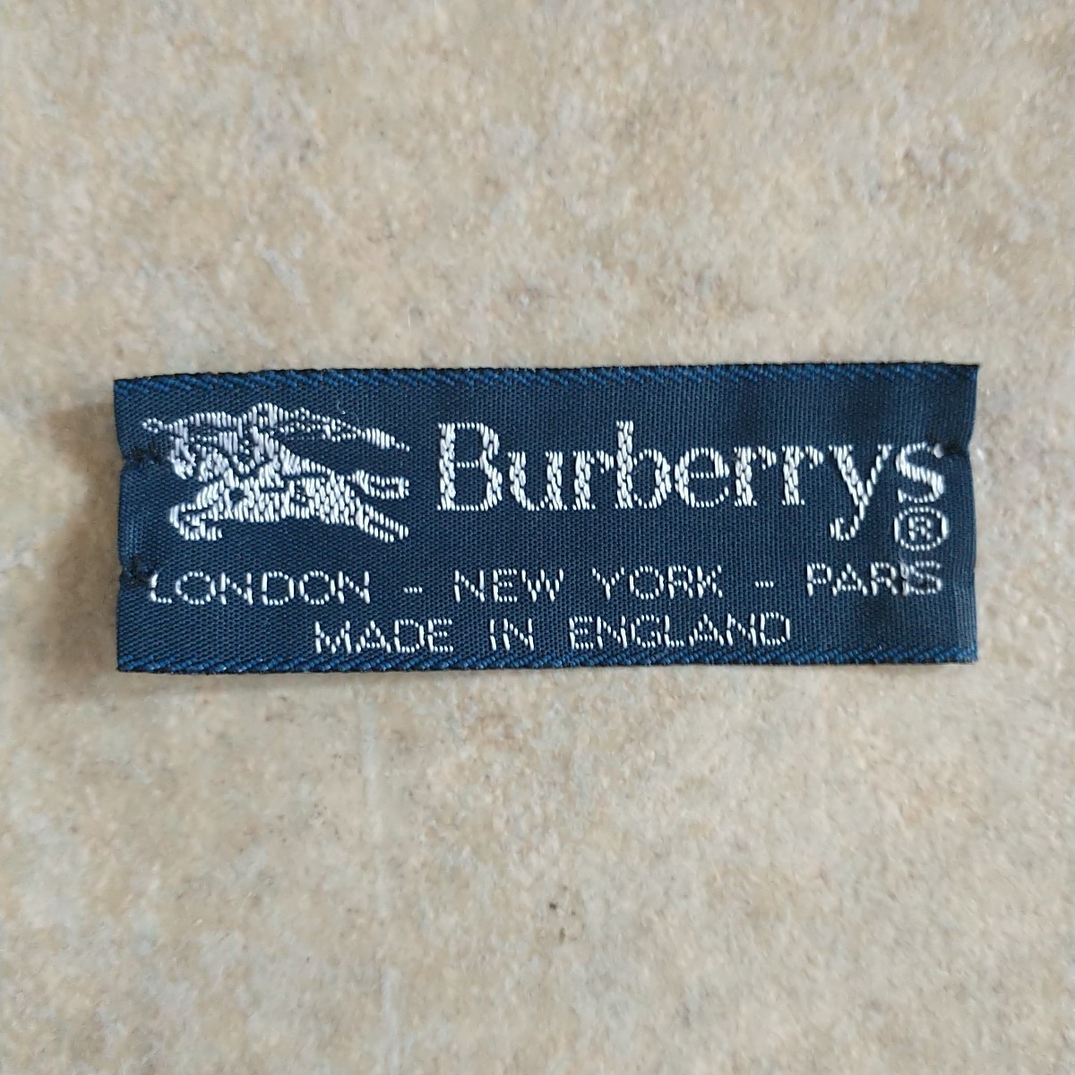Vtg Burberry London Replacement Tag Navy Blue Pursum Fabric Sew In Label Vtg Burberry London Replacement Tag Navy Blue Pursum Fabric Sew In Label